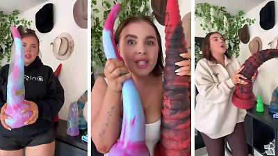 Ziemlich dicke Dinger!: OnlyFans-Model verdient Vermgen mit Tentakel-Dildos