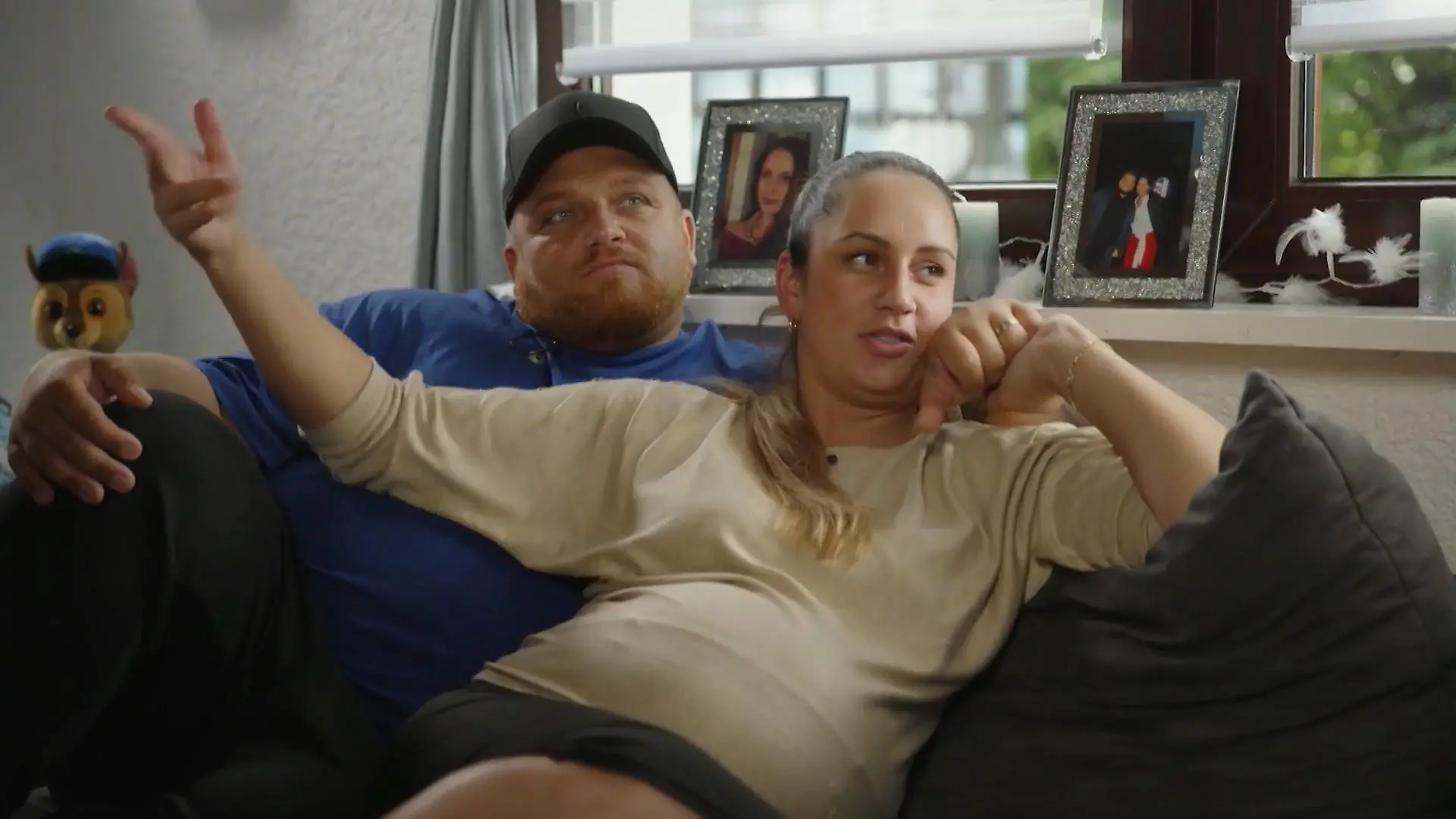 Menowin Fröhlich und Ehefrau Senay