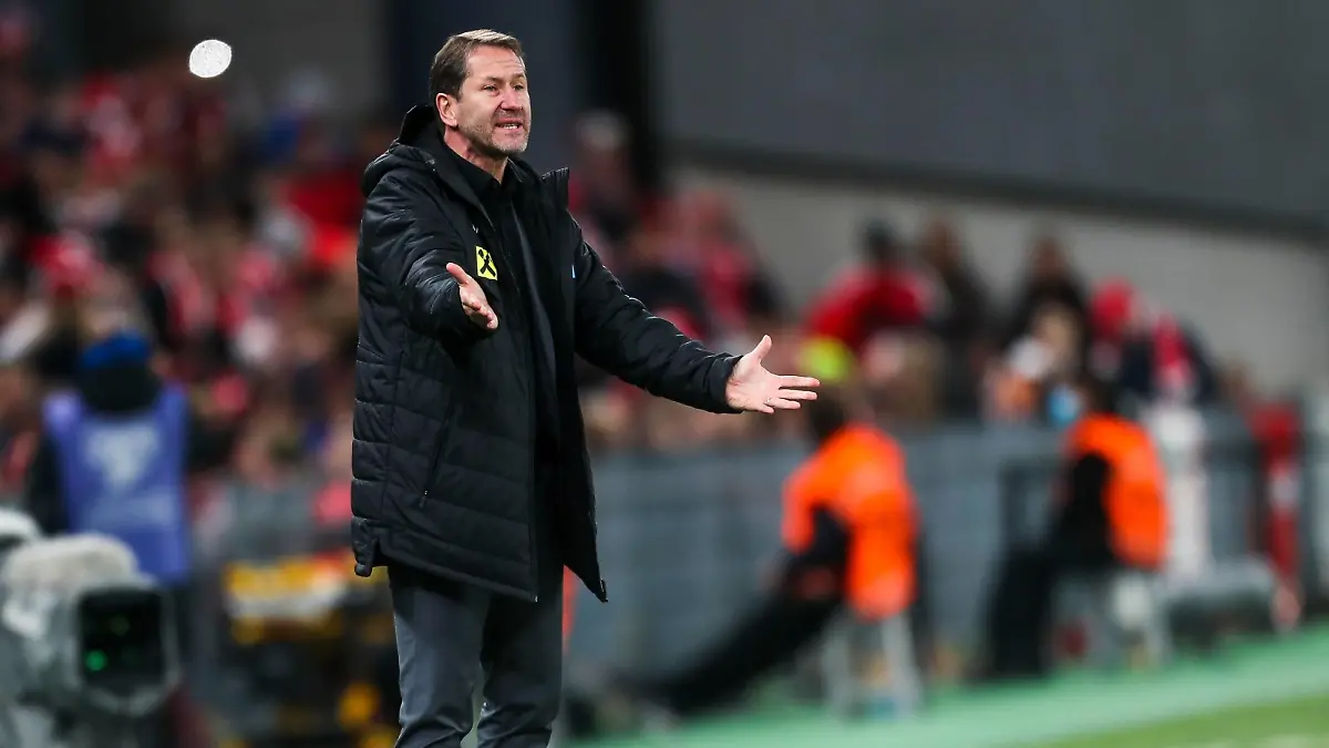 SOCCER - FIFA World Cup, WM, Weltmeisterschaft, Fussball 2022 quali, DEN vs AUT COPENHAGEN,DENMARK,12.OCT.21 - SOCCER - FIFA World Cup Qatar 2022, European qualifiers, OEFB international match, Länderspiel, Nationalmannschaft Denmark vs Austria. Image shows head coach Franco Foda AUT. PUBLICATIONxNOTxINxAUTxSUIxSWE GEPAxpictures/xPhilippxBrem 