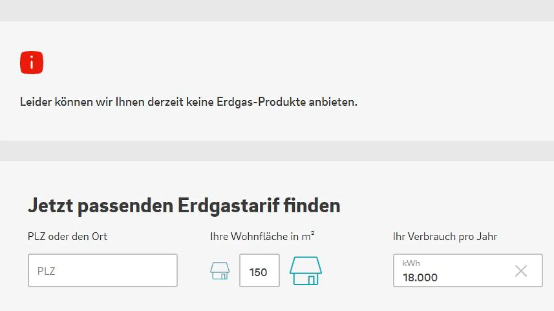 Screenshot der Eon-Website