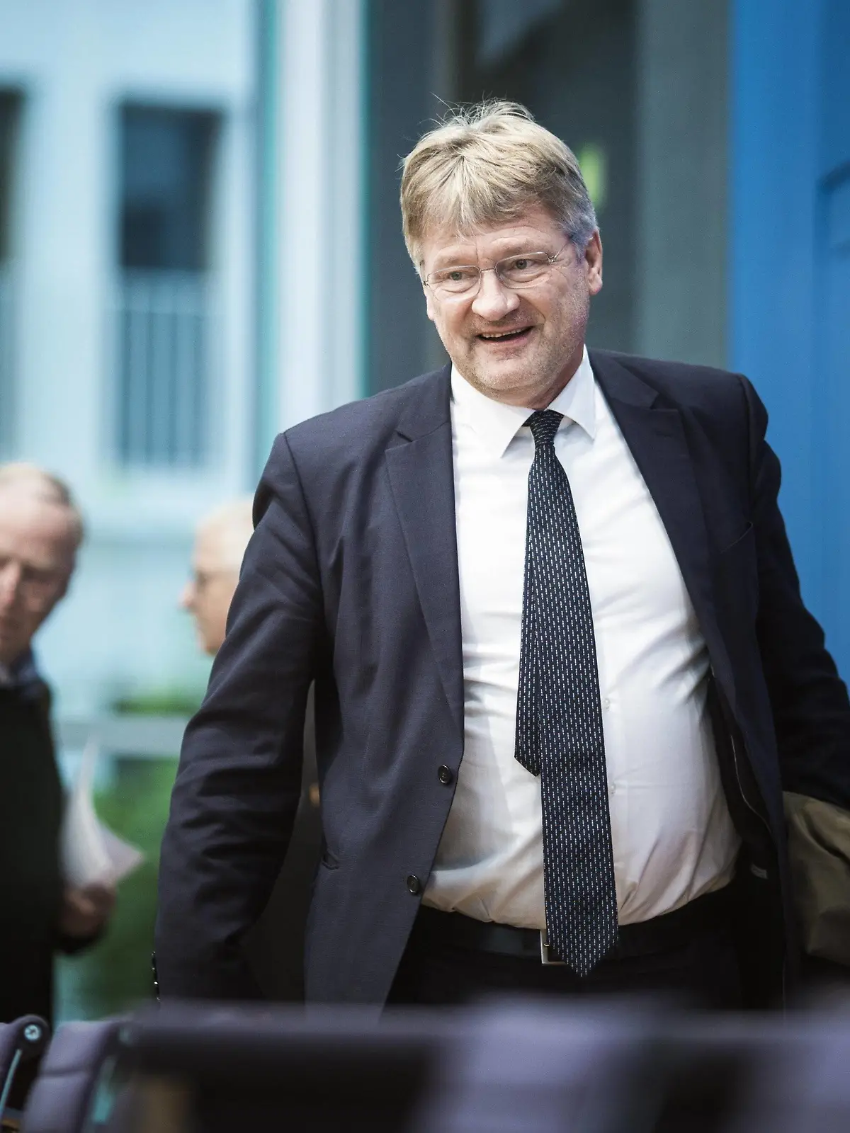Joerg Meuthen (R), Bundesvorsitzende der AfD (Alternative fuer Deutschland), und Alexander Gauland (L), Vorsitzender der AfD-Bundestagsfraktion (Alternative fuer Deutschland), aufgenommen im Rahmen einer Pressekonferenz zu den Auswirkungen der Landtagswahl in Hessen auf die Bundespolitik. Berlin, 29.10.2018. Berlin Deutschland *** Joerg Meuthen R Chairman of the AfD Alternative for Germany and Alexander Gauland L Chairman of the AfD Alternative for Germany in a press conference on the effects of the state elections in Hesse on federal politics Berlin 29 10 2018 Berlin Germany PUBLICATIONxINxGERxSUIxAUTxONLY Copyright: xFlorianxGaertner/photothek.netx  