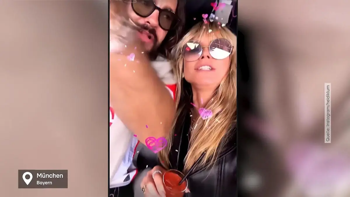 Heidi Klum nervt Tom Kaulitz beim Bayern-Spiel Klum-Blamage
