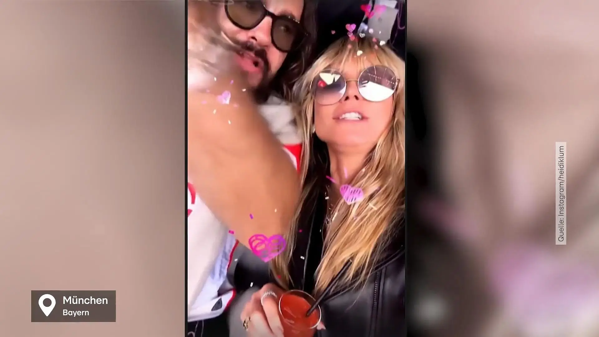 Heidi Klum nervt Tom Kaulitz beim Bayern-Spiel Klum-Blamage