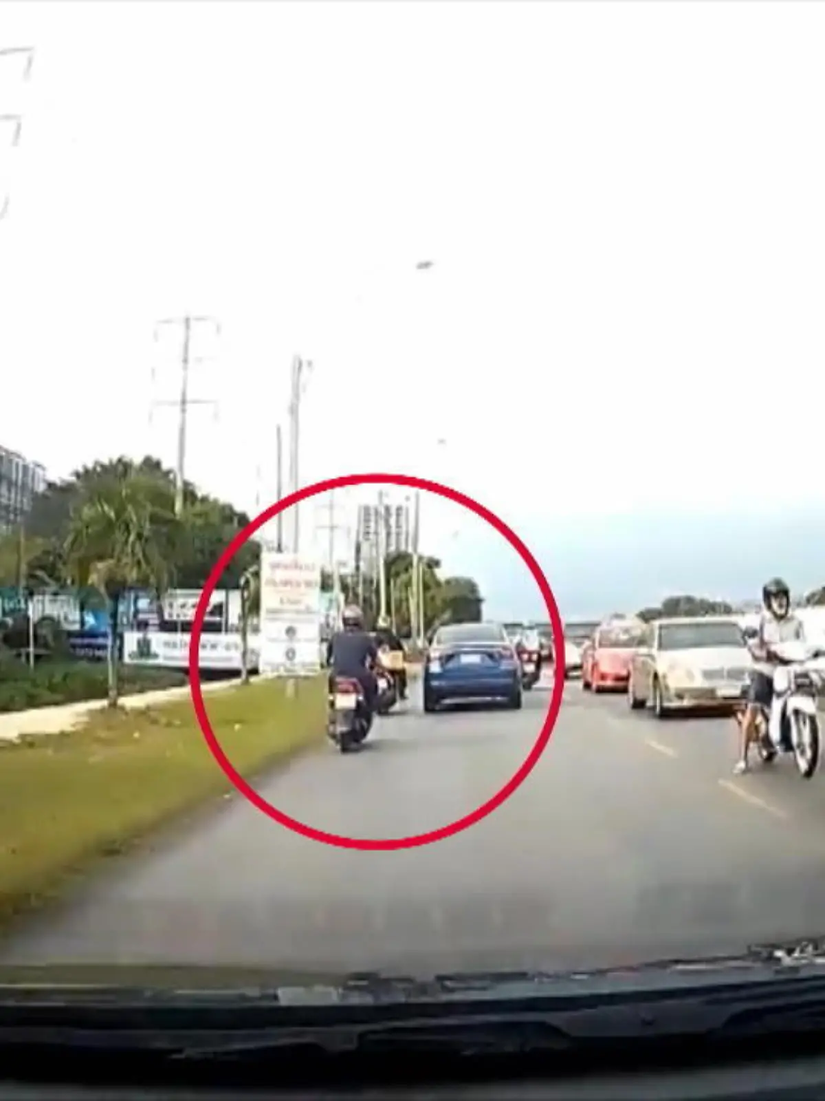 Bild zu: "Rollerfahrer katapultiert sich ins Aus"
