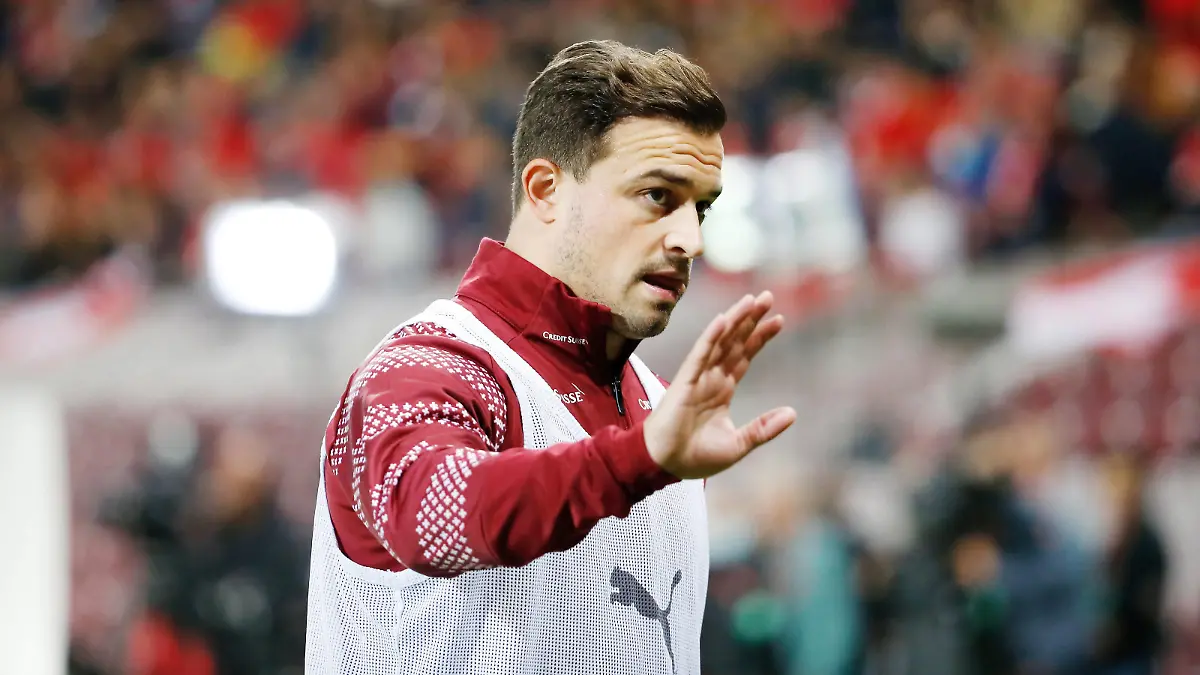 Foto Manuel Geisser 09.10.2021 Genf : Stade de Geneve Saison 2021/2022 Herren Fussball EM Qualifikation Schweiz - Nordirland Xherdan Shaqiri Schweiz *** Photo Manuel Geisser 09 10 2021 Geneva Stade de Geneve Season 2021 2022 Men Football European Championship Qualification Switzerland Northern Ireland Xherdan Shaqiri Switzerland