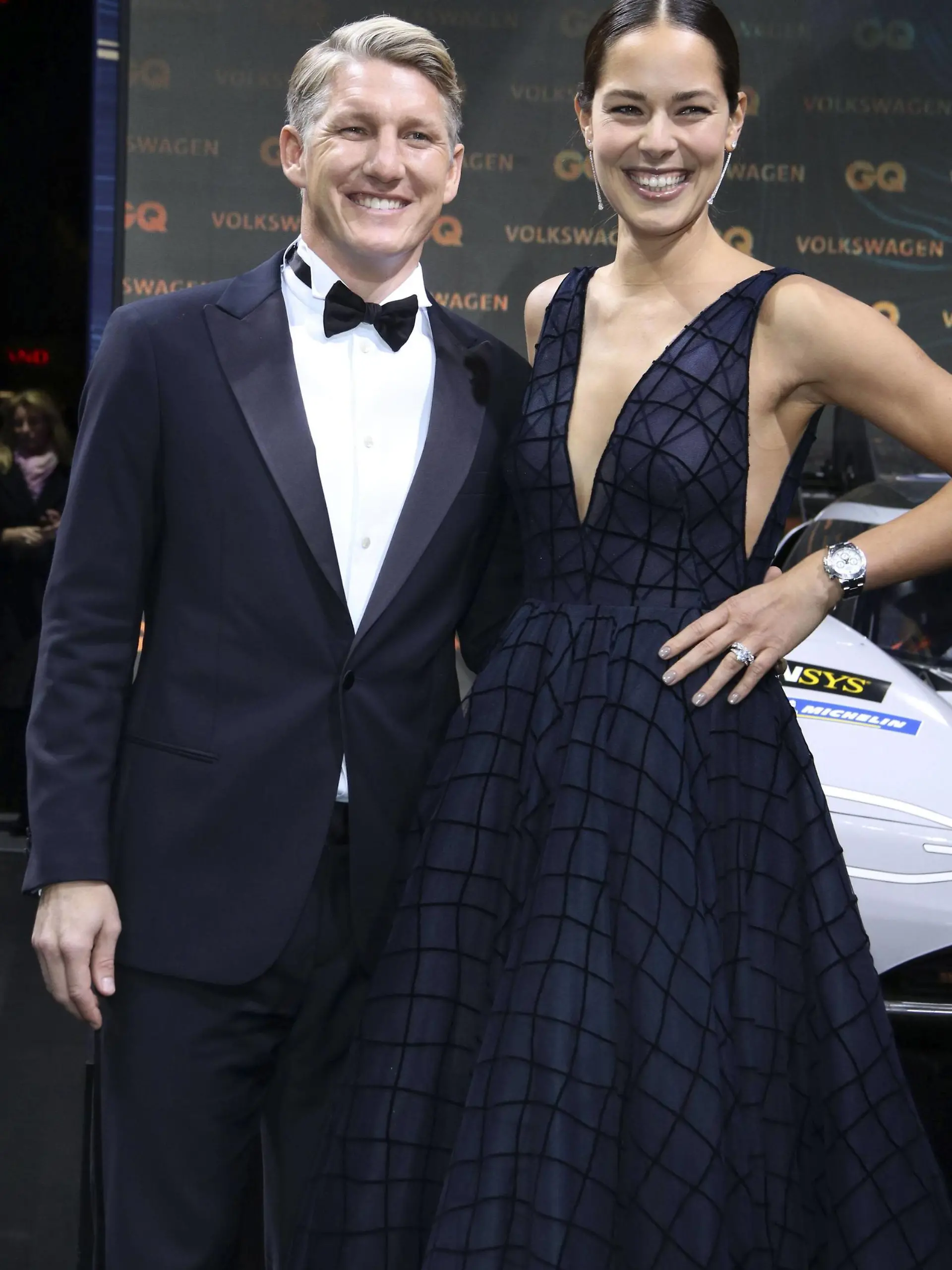 Bastian Schweinsteiger mit Ehefrau Ana Ivanovic bei der 20. Verleihung der GQ Men of the Year Awards 2018 in der Komischen Oper. Berlin, 08.11.2018 *** Bastian Schweinsteiger with wife Ana Ivanovic at the 20 GQ Men of the Year Awards 2018 at the Komische Oper Berlin 08 11 2018 Foto:xA.xBuggex/xFuturexImage  