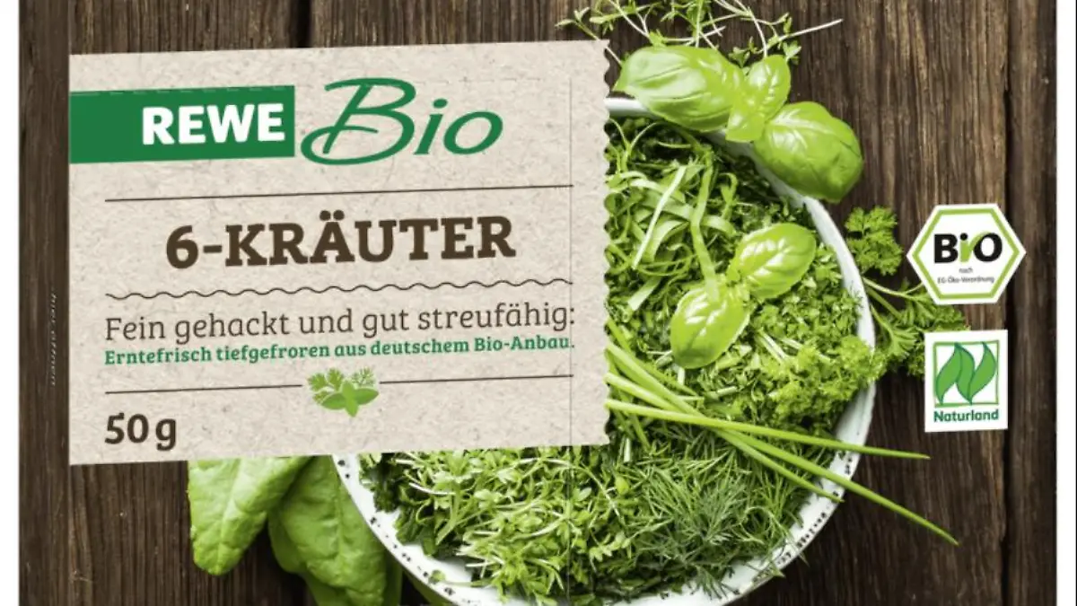 Rewe ruft seine Tiefkühl-Kräuter zurück.