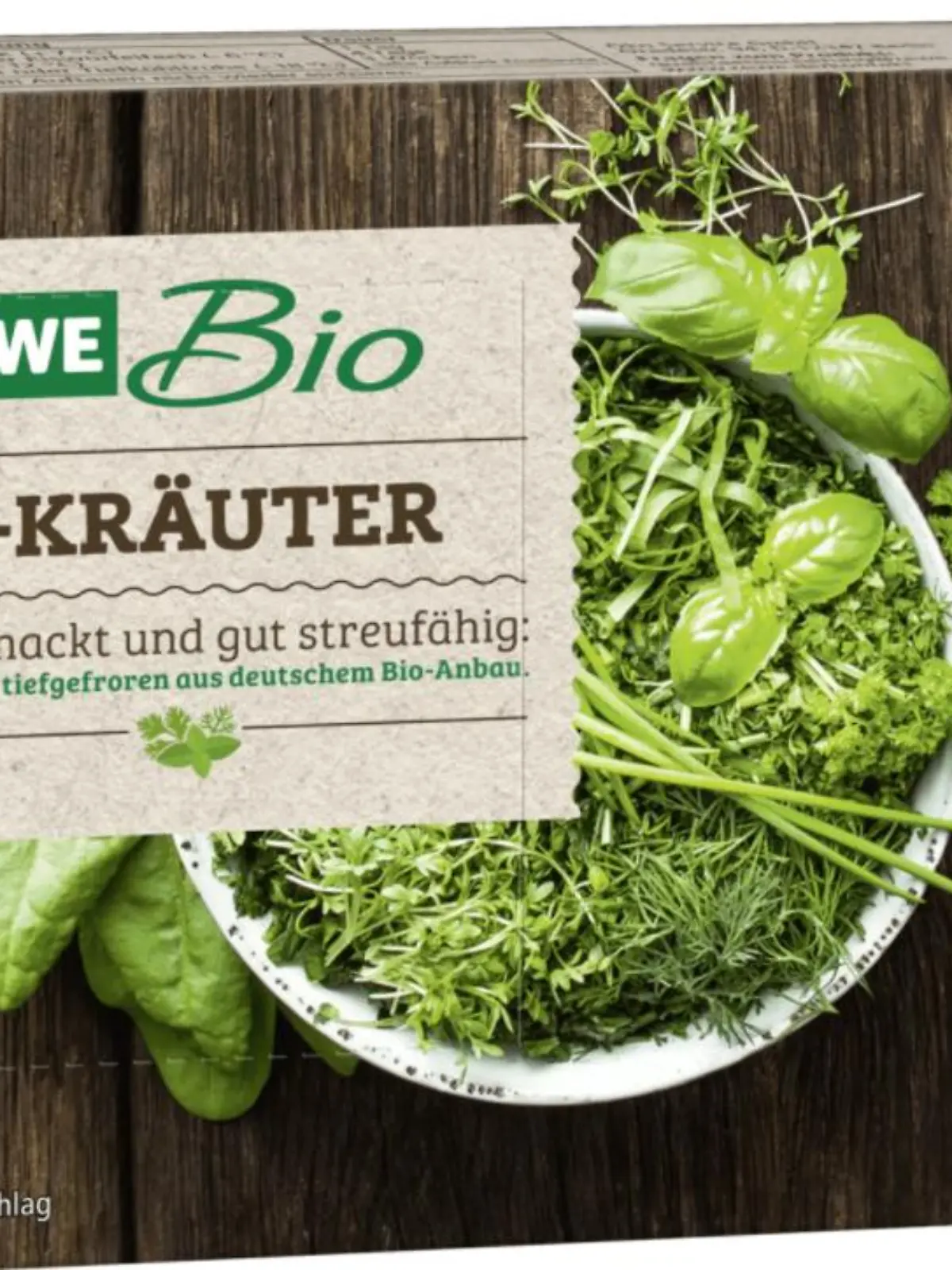 Rewe ruft seine Tiefkühl-Kräuter zurück.