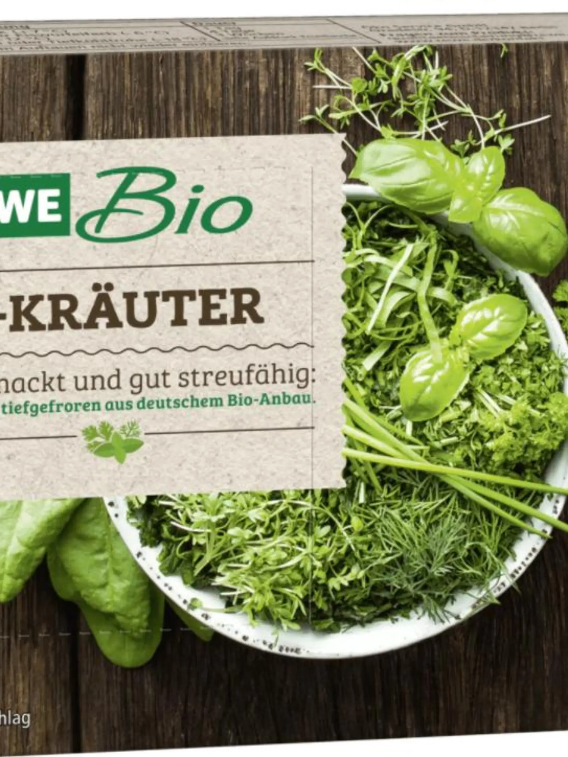 Rewe ruft seine Tiefkühl-Kräuter zurück.