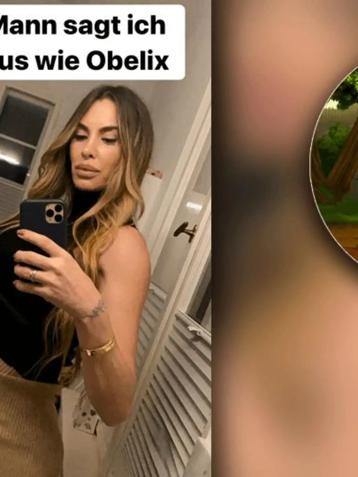 Anna-Maria Ferchichi bekommt von Ehemann Bushido gesagt, sie sehe aus wie Obelix.