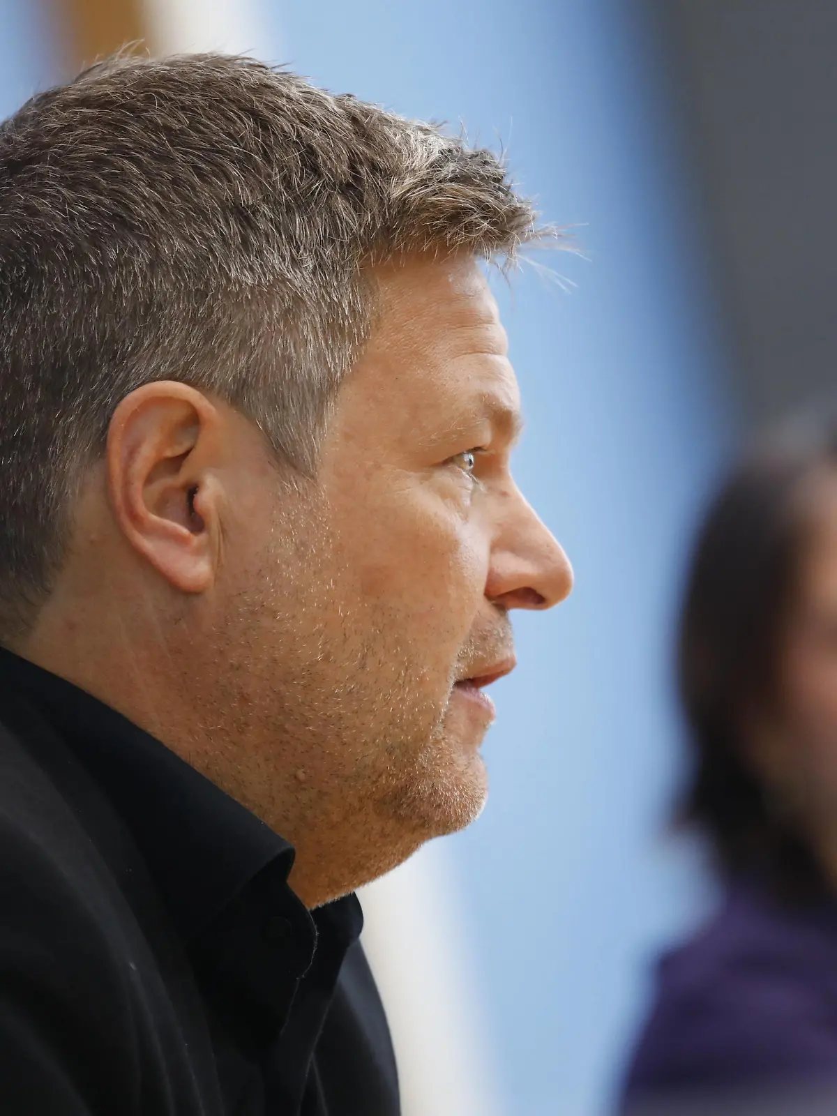  Robert Habeck, Spitzenkandidat von BÜNDNIS 90/DIE GRÜNEN, Annalena Baerbock, Kanzlerkandidatin von BÜNDNIS 90/DIE GRÜNEN, Deutschland, Berlin, Bundespressekonferenz, Thema: BÜNDNIS 90/DIE GRÜNEN - Zu den Bundestags- und Landtagswahlen *** Robert Habeck, top candidate of BÜNDNIS 90 DIE GRÜNEN, Annalena Baerbock, candidate for chancellor of BÜNDNIS 90 DIE GRÜNEN, Germany, Berlin, Federal Press Conference, Topic BÜNDNIS 90 DIE GRÜNEN On the federal and state elections