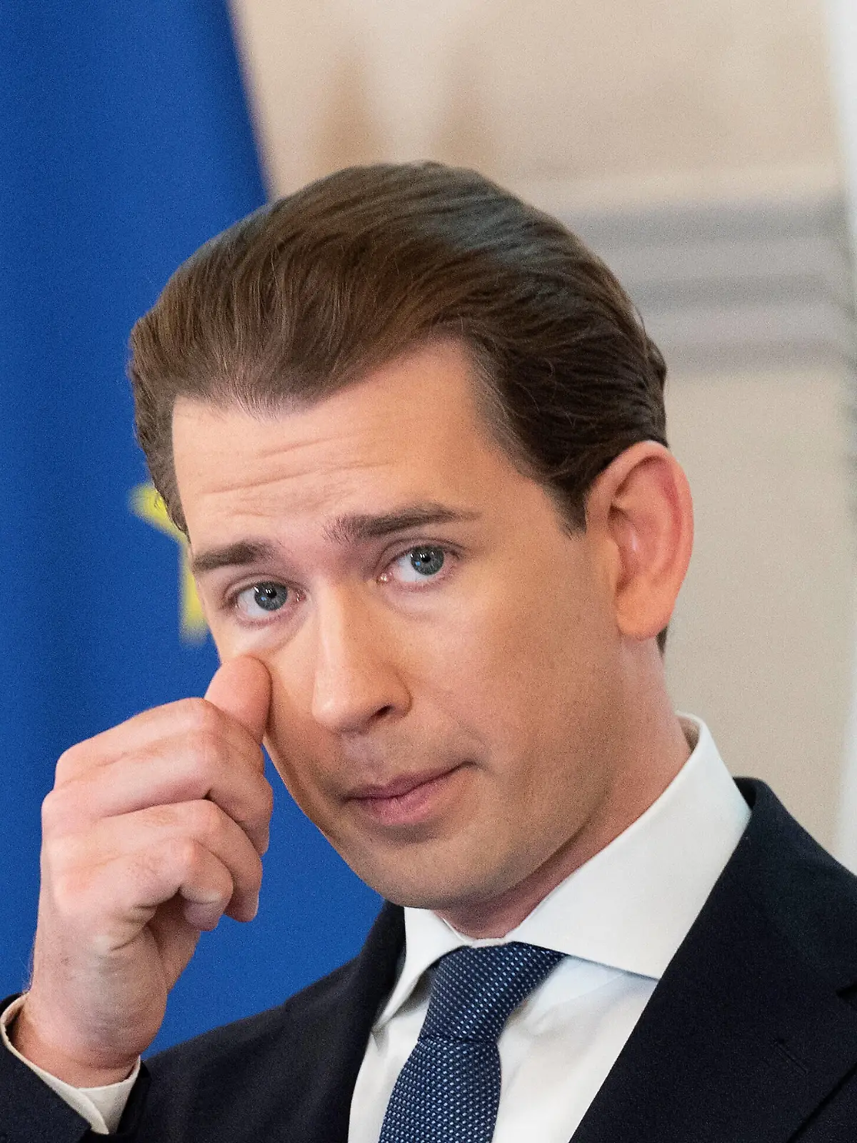  20211003 Press conference concerning the eco-social tax reform VIENNA, AUSTRIA - OCTOBER 3: Federal Chancellor Sebastian Kurz OEVP at a press conference concerning the eco-social tax reform at Federal Chancellery on October 3, 2021 in Vienna, Austria. WIEN, OESTERREICH - 3. OKTOBER: Bundeskanzler Sebastian Kurz OEVP bei einer Pressekonferenz der Regierung zur oekosozialen Steuerreform im Bundeskanzleramt am 3. Oktober 2021 in Wien, Oesterreich. 211003_SEPA_32_037 Copyright: xMartinxJuenx SEPAxMedia