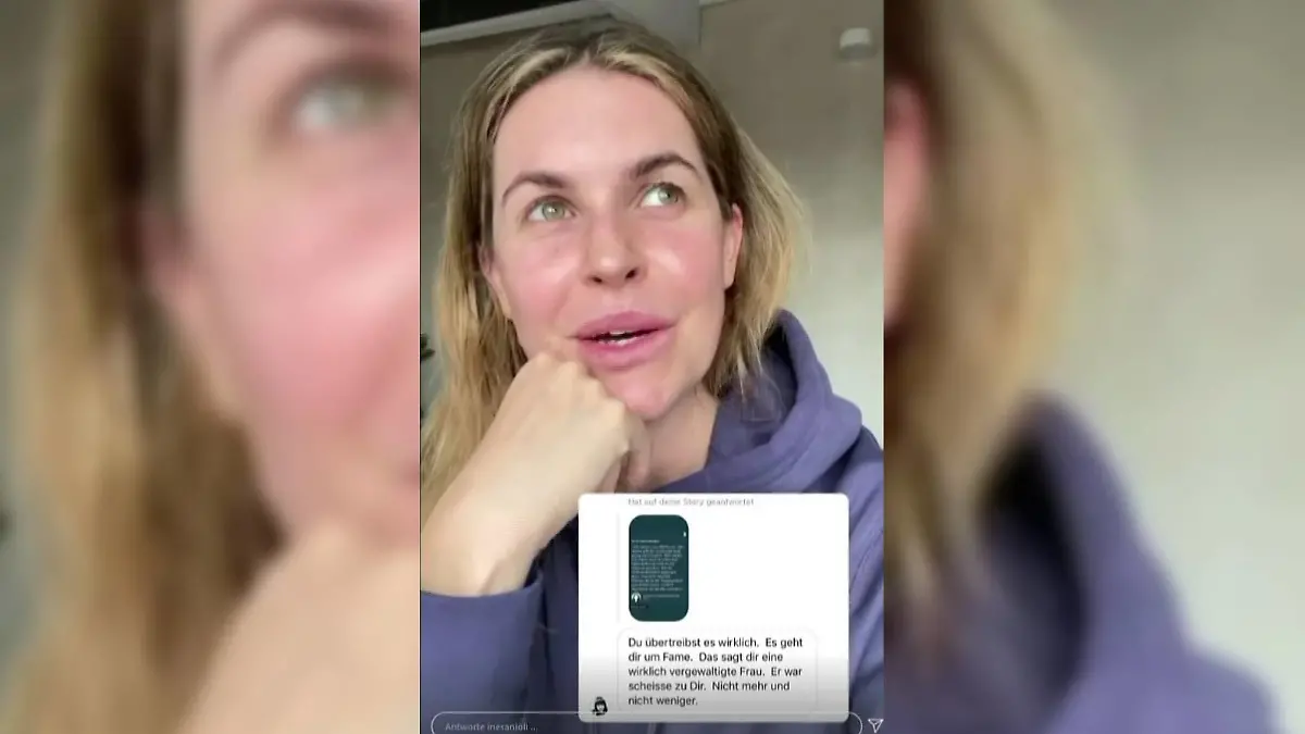 Ines Anioli wundert sich über Nachrichten ihrer Follower nach den Missbrauchsvorwürfen gegen ihren Ex.