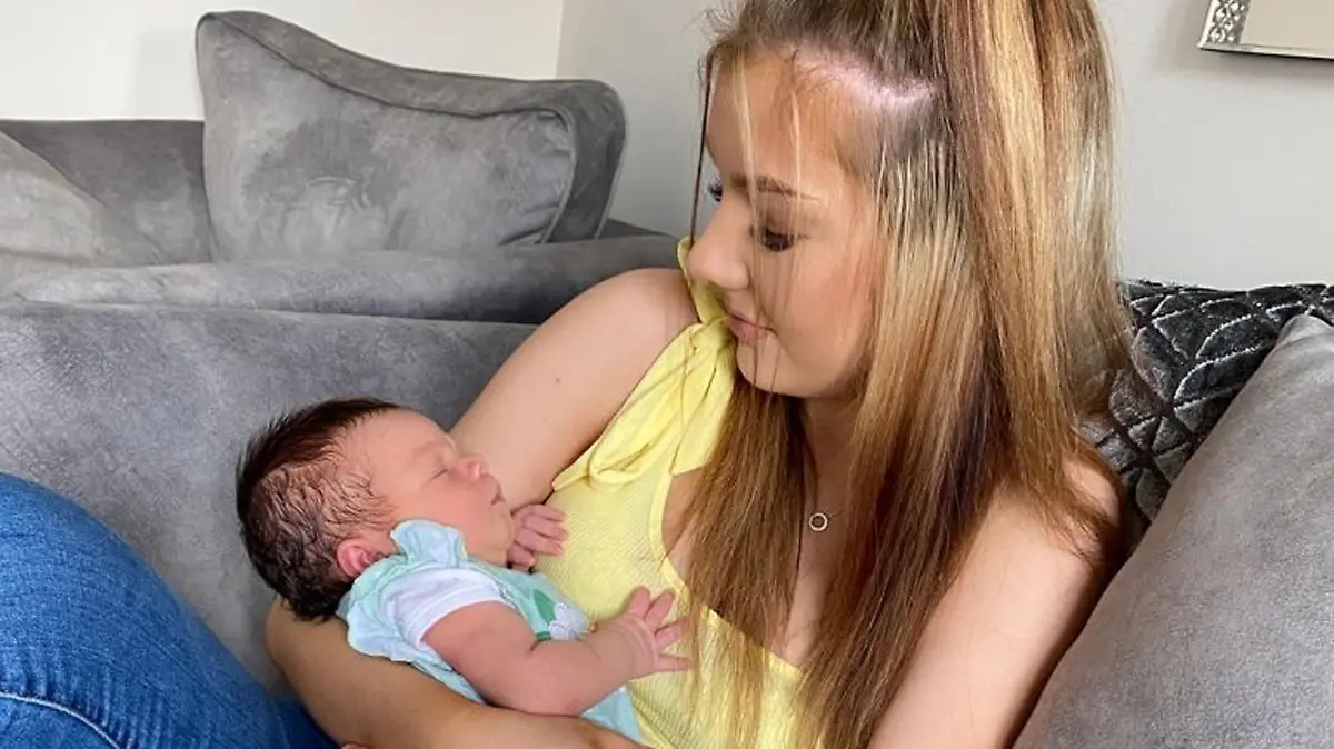 CATERS NEWS (PICTURED Jenni and Richard's daughter Charmaine with baby Isla-May) Could this be the UK's youngest grandparents? This couple welcomed their first grandchild when they were 33 and 35 years old. Jenni Medlam, now 34, from Hull, and her husband Richard, 35, became grandparents for the first time in their early thirties after the arrival of baby Isla-May in June. After giving birth to her first daughter at the age of 17, Jenni says that she was able to navigate and support her daughter, Charmaine, 16 when she told her that she was pregnant. Jenni and Richard are loving being young grandparents and say that strangers often think that Isla is their baby. SEE CATERS COPY.