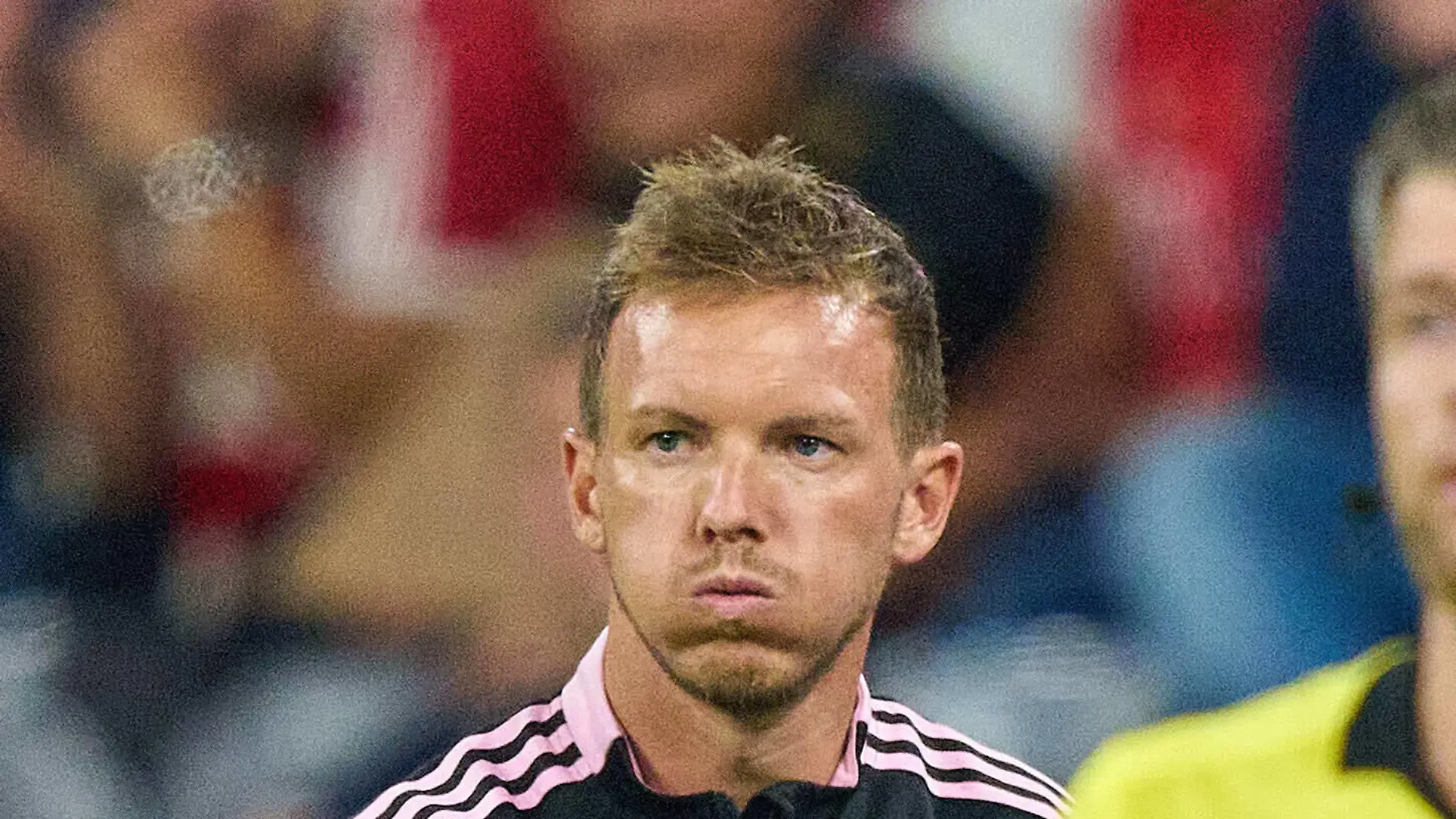 Trainer Julian Nagelsmann FCB, team manager, headcoach, coach, sad in the match FC BAYERN MUENCHEN - EINTRACHT FRANKFURT 1.German Football League on October 03, 2021 in Munich, Germany. Season 2021/2022, matchday 7, 1.Bundesliga, FCB, München, 7.Spieltag.