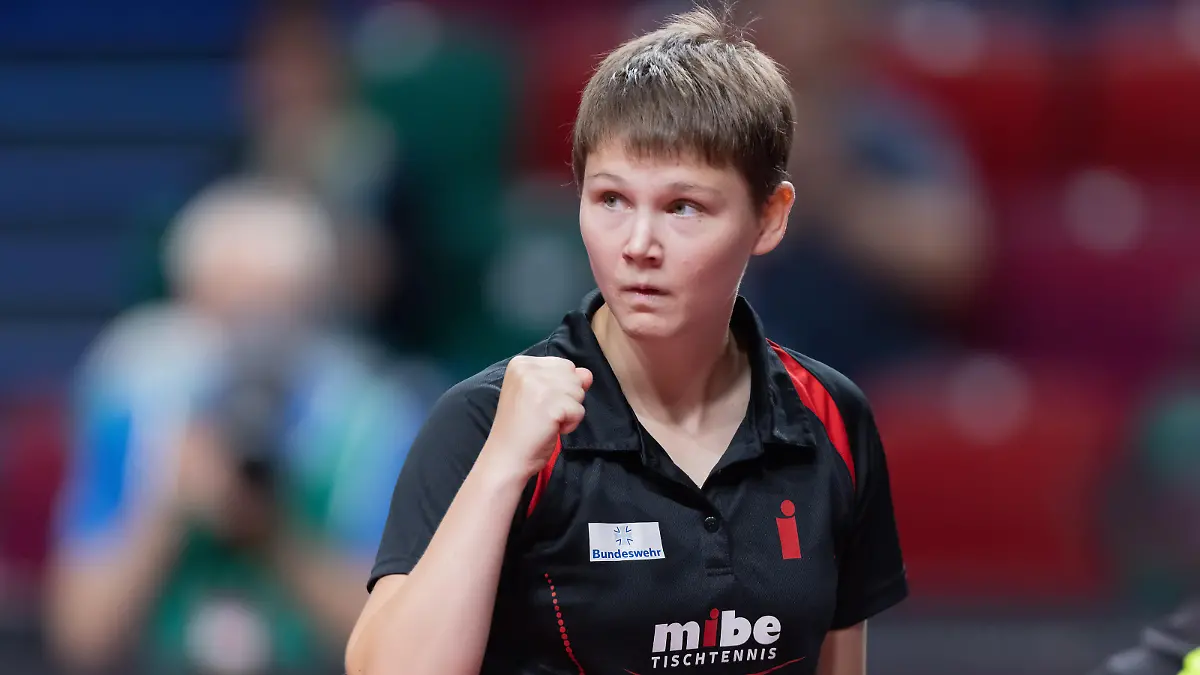 Nina Mittelham (ttc berlin eastside). 89. Nationale Deutsche Meisterschaften im Tischtennis am 28. und 29. August 2021 in der VB-Arena in Bremen.