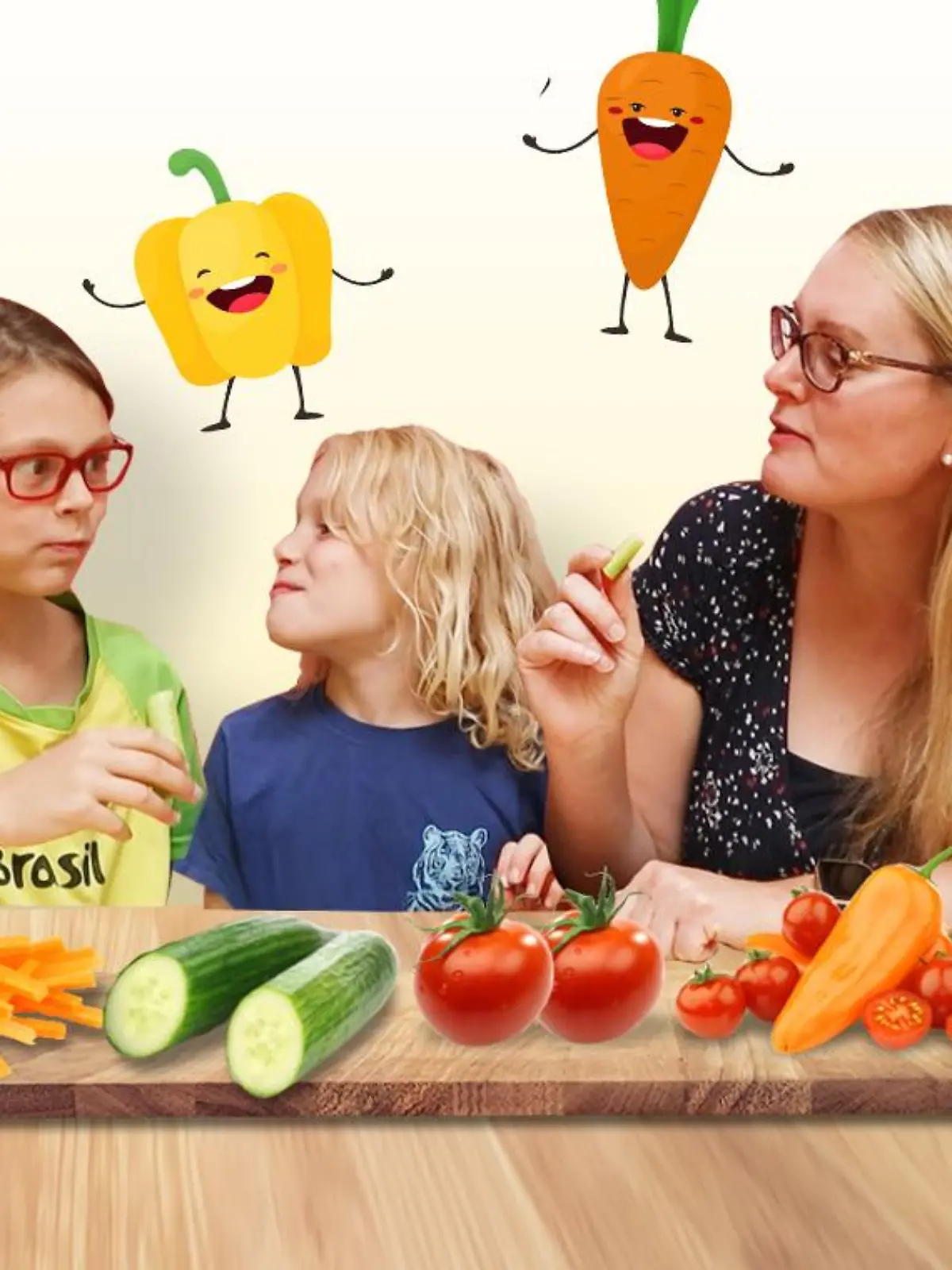 Vier Tricks für Kids, damit sie mehr Gemüse essen