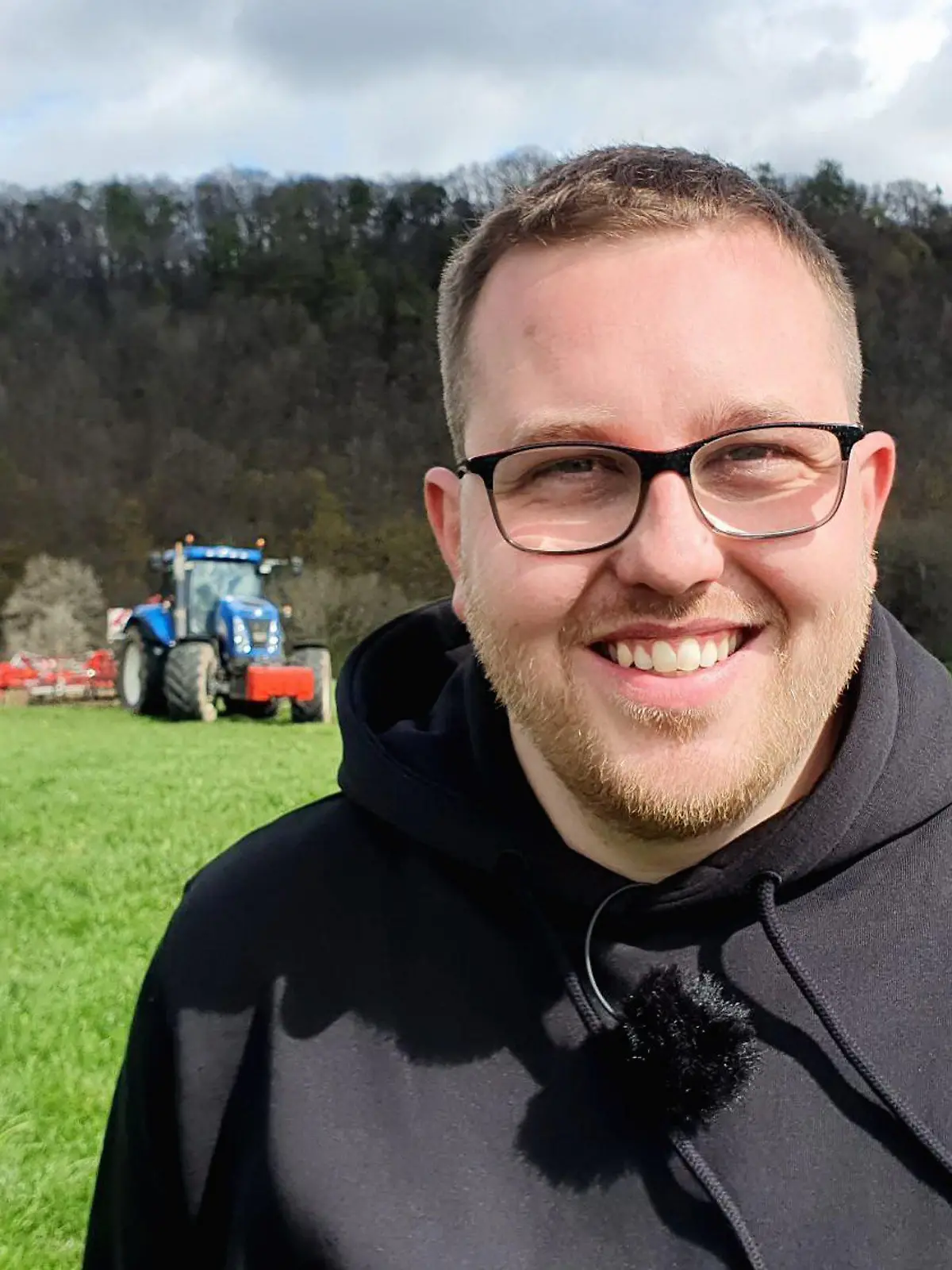 In Stephans Landwirtschaftsbetrieb wird High Tech eingesetzt