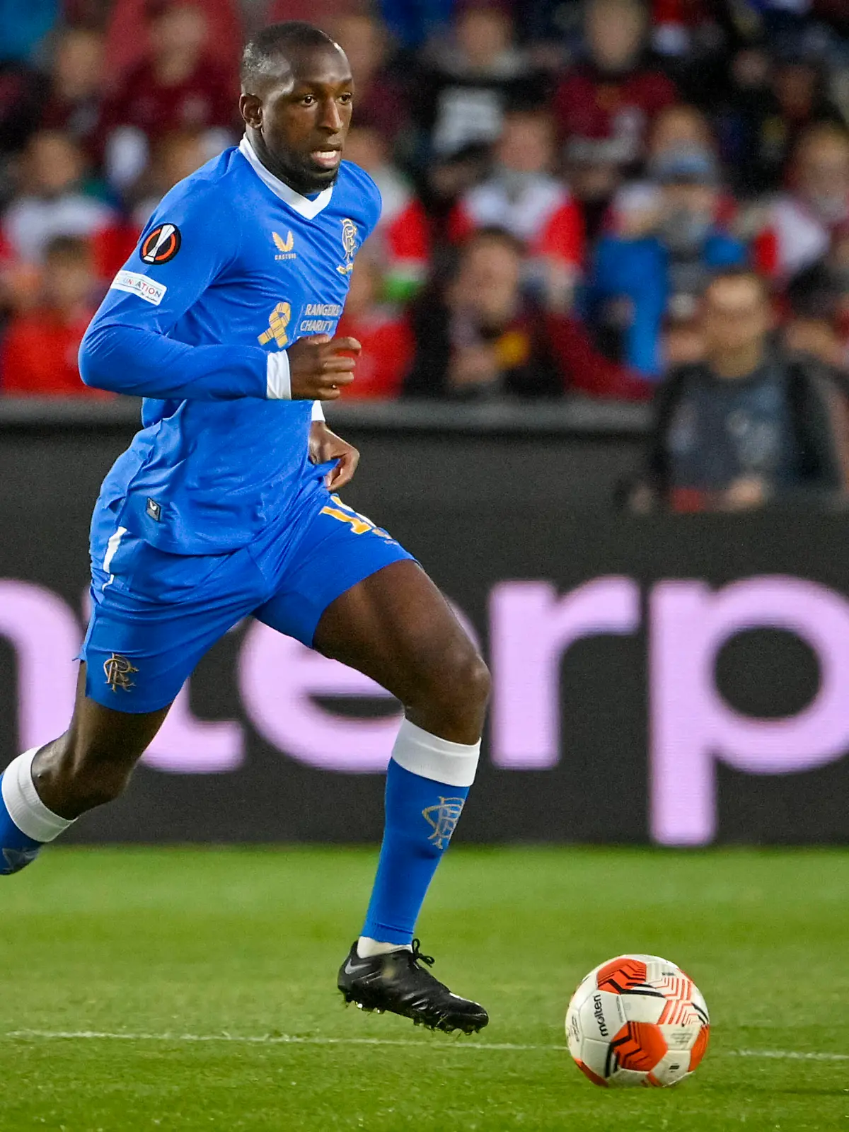 Glen Kamara of Rangers in action during the UEFA Europa League 2nd round, group A match AC Sparta Prague vs Glasgow Rangers in Prague, Czech Republic, on Thursday, September 30, 2021. CTKxPhoto/VitxSimanek CTKPhotoP2021093009988 PUBLICATIONxNOTxINxCZExSVK VIS 010 