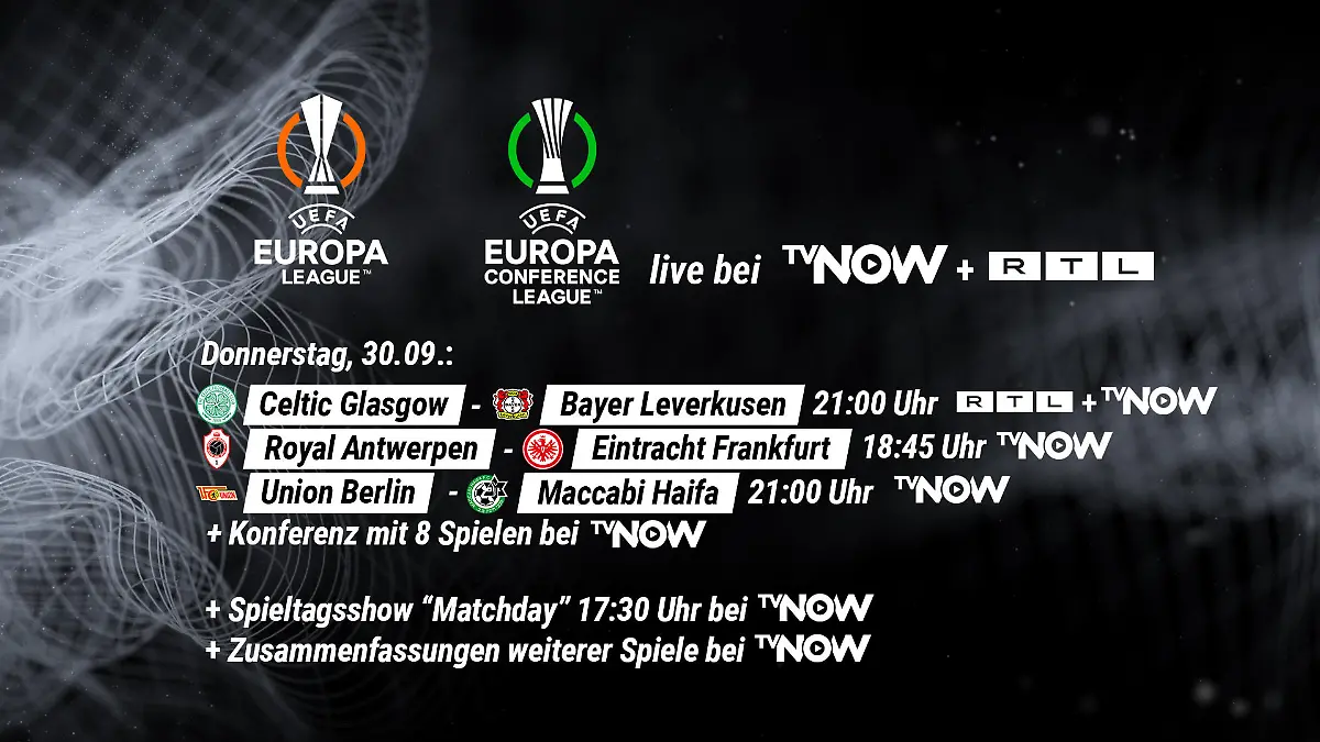 Europa-League und Conference League.