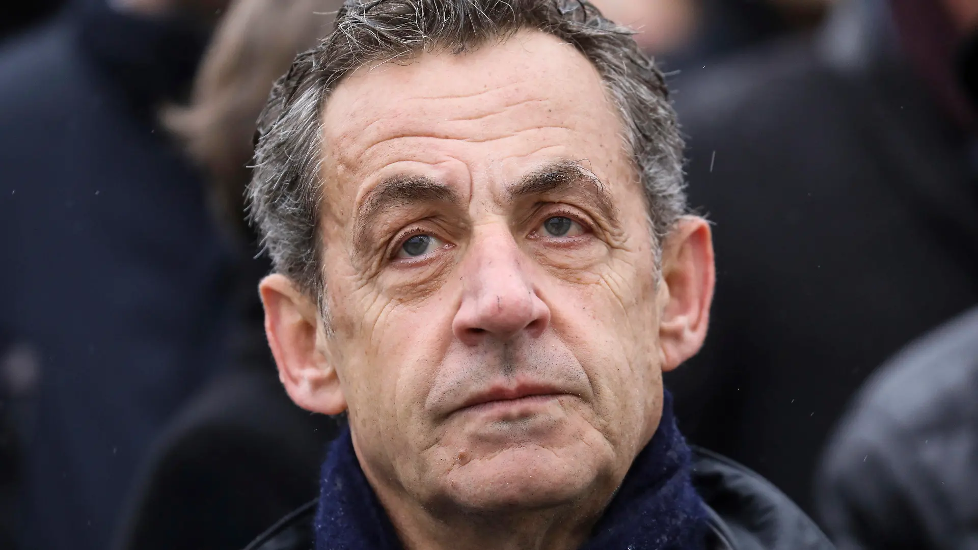 FILE - In this Monday Nov. 11, 2019 file photo, French former president Nicolas Sarkozy attends a ceremony at the Arc de Triomphe in Paris. Sarkozy is facing potential prison term in a verdict to be rendered on Thursday, Sept. 30, 2021 about campaign financing in his unsuccessful 2012 re-election bid. Sarkozy, France’s president from 2007 to 2012, has vigorously denied wrongdoing during the May-June trial. (Ludovic Marin/Pool via AP, file)