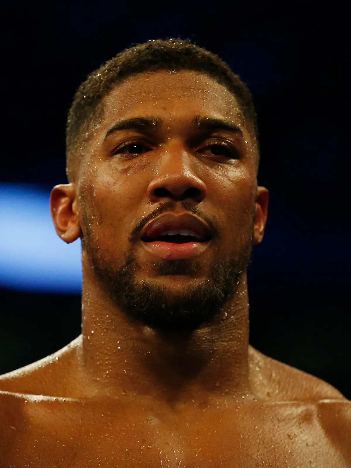 Boxing - WBA, IBF & WBO Heavyweight Titles - Anthony Joshua v Oleksandr Usyk - Tottenham Hotspur Stadium, London, Britain - September 25, 2021 Anthony Joshua after his fight against Oleksandr Usyk Action Images via Reuters/Andrew Couldridge