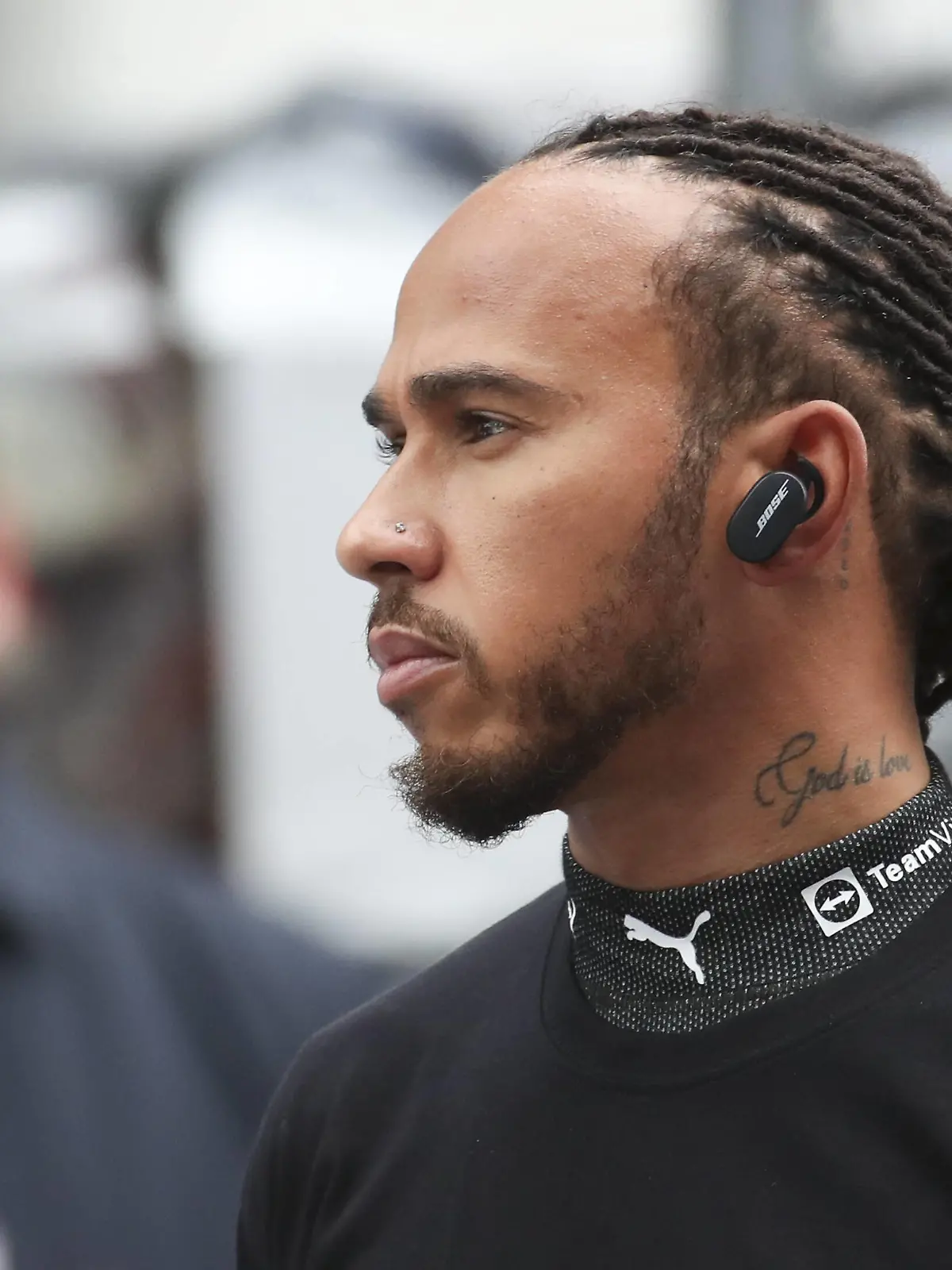  SOCHI, RUSSIA - SEPTEMBER 26, 2021: Mercedes AMG Petronas F1 Team driver Lewis Hamilton attends the opening of the 2021 Formula One Russian Grand Prix at the Sochi Autodrom racing circuit. Sergei Fadeichev/TASS PUBLICATIONxINxGERxAUTxONLY TS112183
