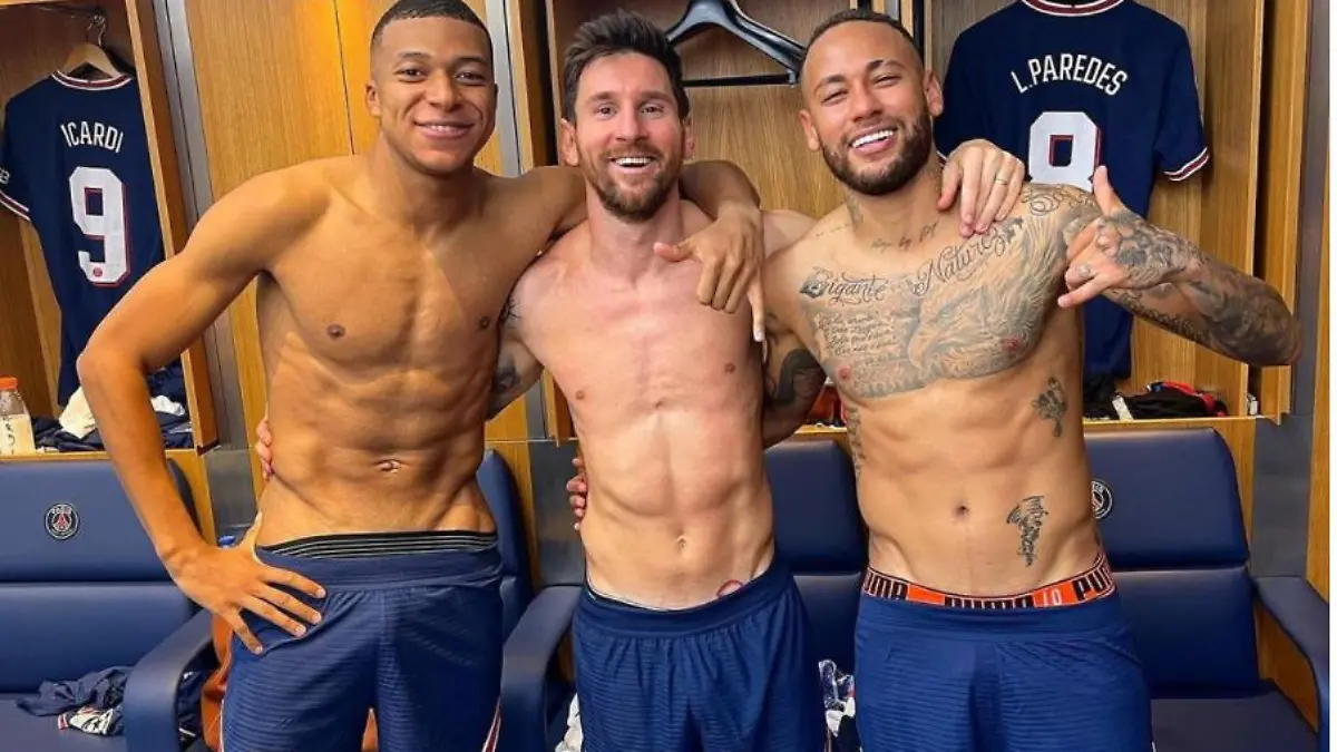 Mbappé, Neymar, Messi