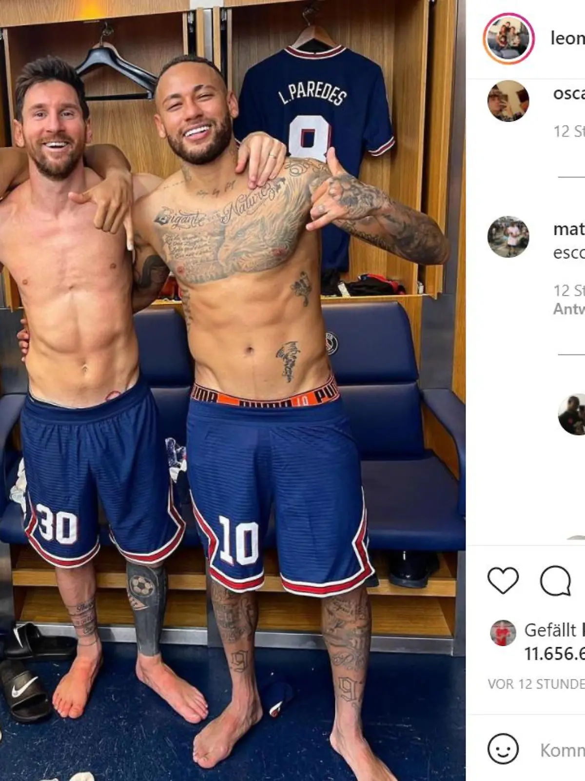 Mbappé, Neymar, Messi