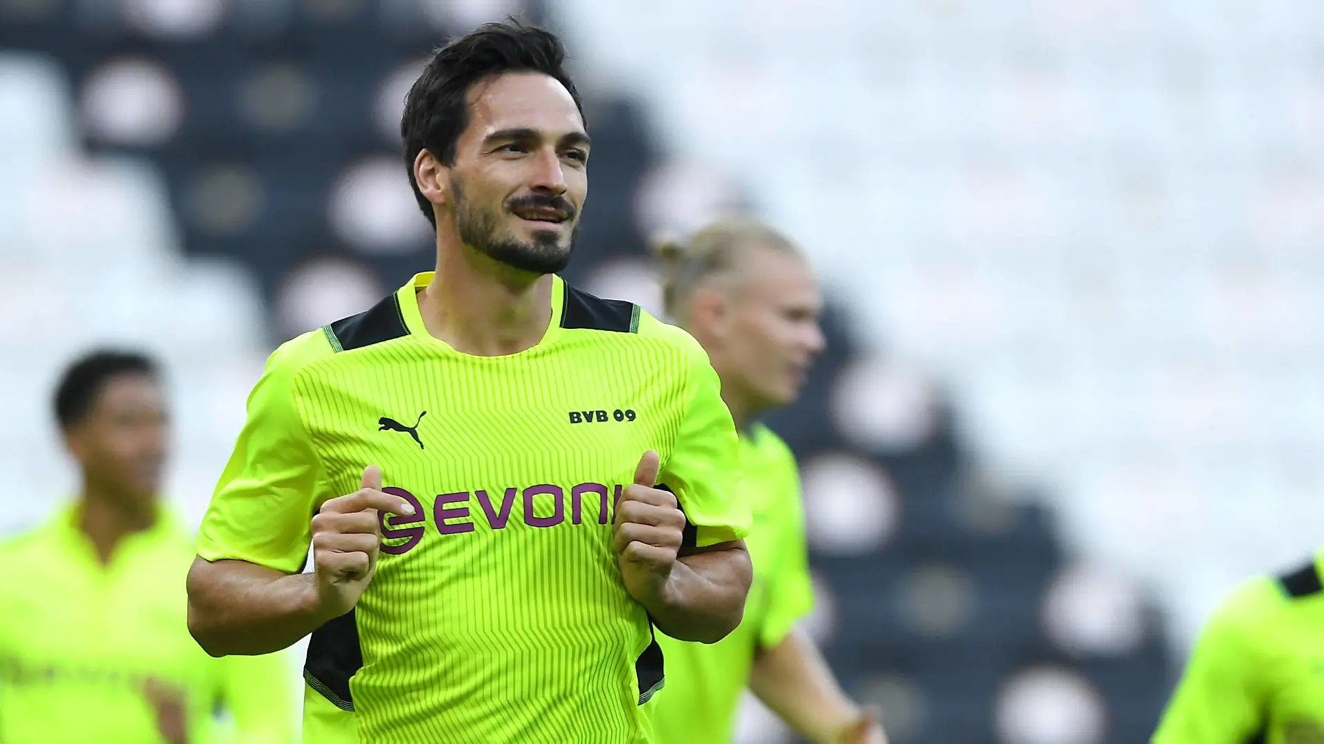 Fußball Champions League Abschlusstraining Borussia Dortmund am 14.09.2021 im Besiktas-Park in Istanbul Mats Hummels Dortmund *** Football Champions League final training Borussia Dortmund on 14 09 2021 at Besiktas Park in Istanbul Mats Hummels Dortmund xHDx