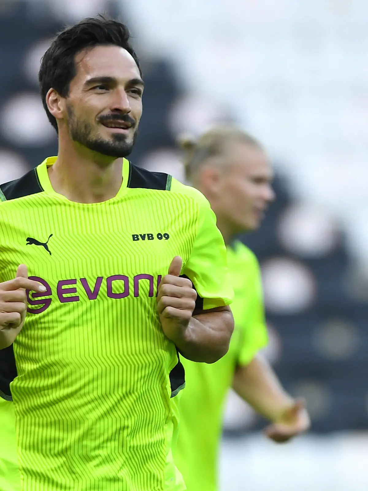 Fußball Champions League Abschlusstraining Borussia Dortmund am 14.09.2021 im Besiktas-Park in Istanbul Mats Hummels  Dortmund  *** Football Champions League final training Borussia Dortmund on 14 09 2021 at Besiktas Park in Istanbul Mats Hummels Dortmund xHDx 