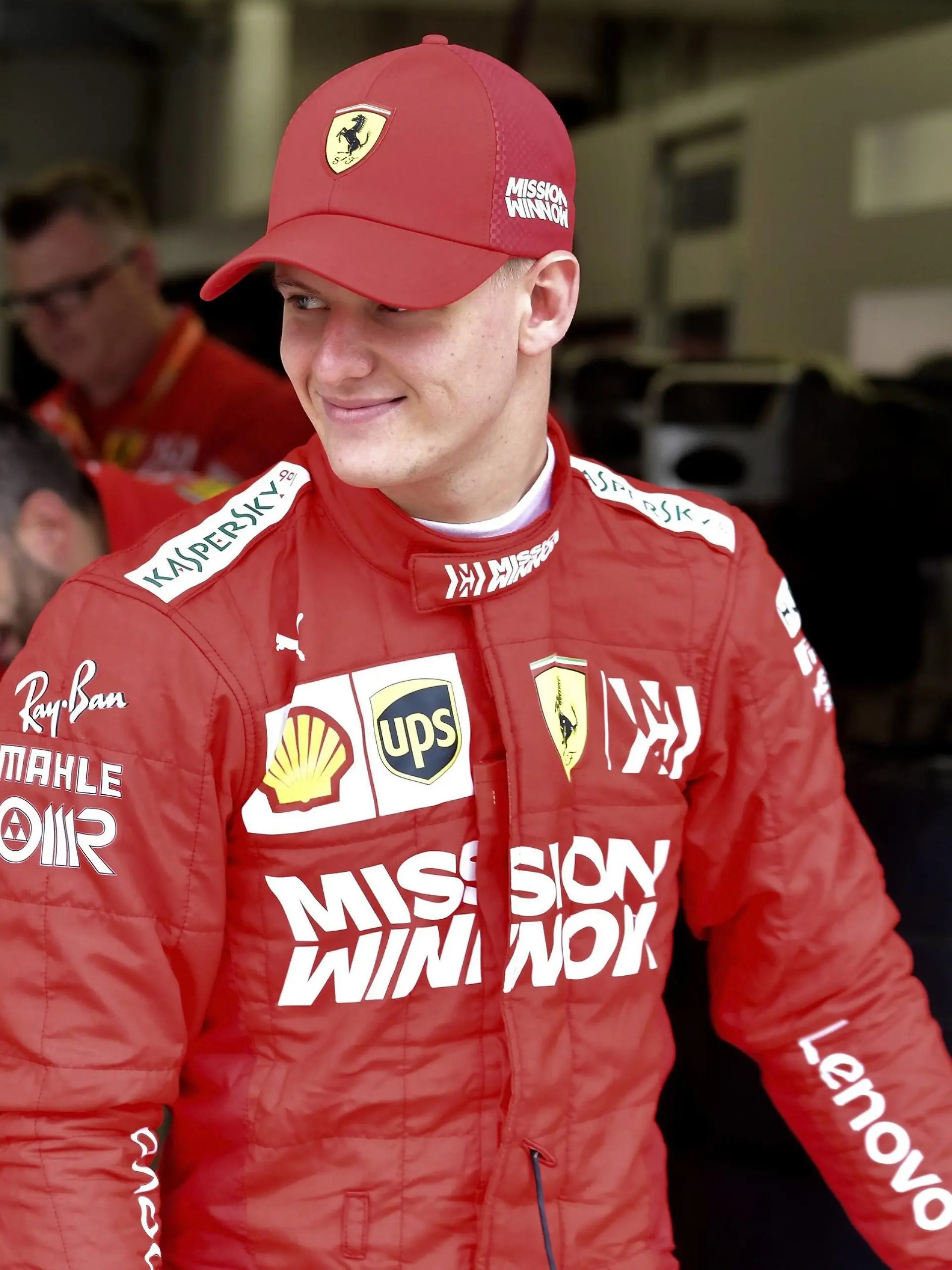  SCHUMACHER Mick F1 Team Scuderia Ferrari Mick Schumacher bei den Test bei Ferrari in Bahrain F 1 Test 2019 in Bahrain am 02.04.2019 in Bahrain *** SCHUMACHER Mick F1 Team Scuderia Ferrari Mick Schumacher at the test at Ferrari in Bahrain F 1 Test 2019 in Bahrain on 02 04 2019 in Bahrain PUBLICATIONxINxGERxSUIxAUTxHUNxSWExNORxDENxFINxLUXxONLY