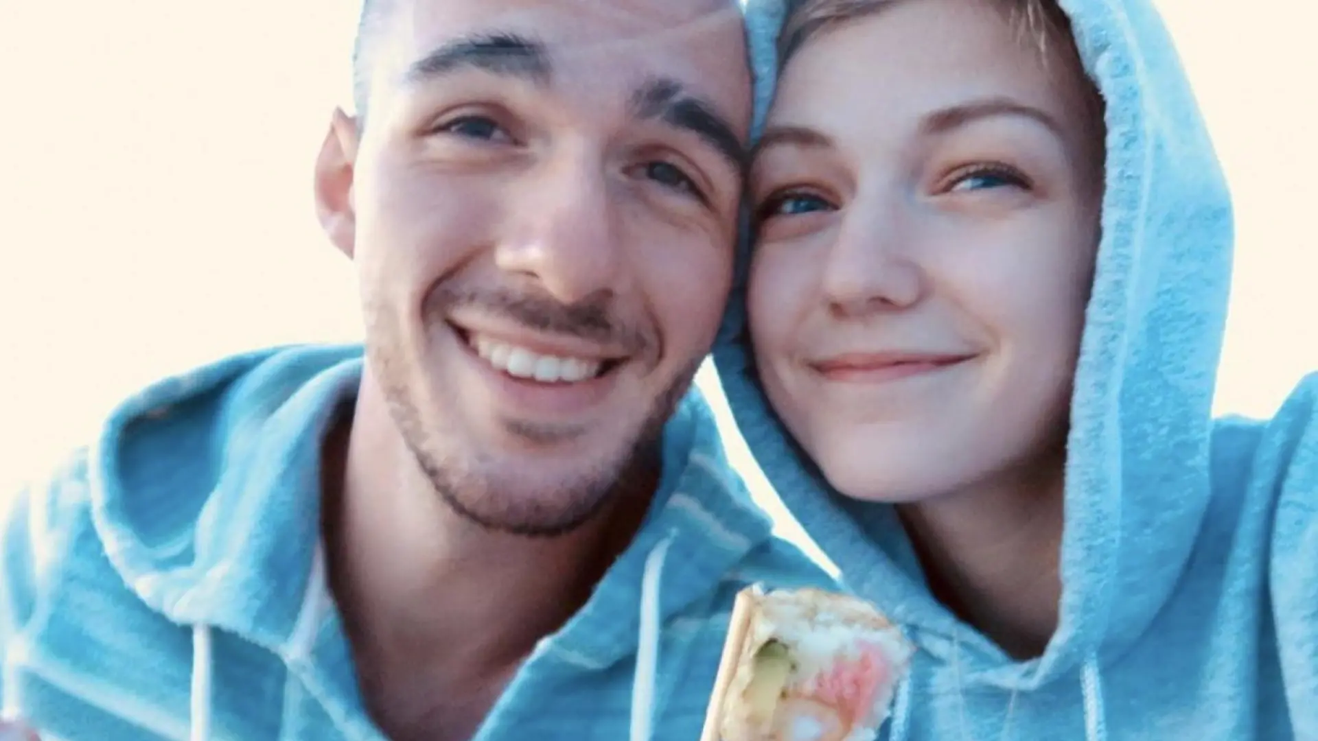 FILE PHOTO: Gabrielle Petito, 22, who was reported missing on Sept. 11, 2021 after traveling with her boyfriend around the country in a van and never returned home, poses for a photo with Brian Laundrie in this undated handout photo.  North Port/Florida Police/Handout via REUTERS/File Photo