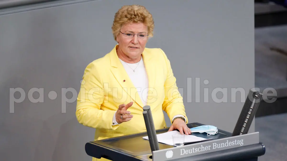 Sylvia Pantel in der 217. Sitzung des Deutschen Bundestages im Reichstagsgebäude. Berlin, 24.03.2021