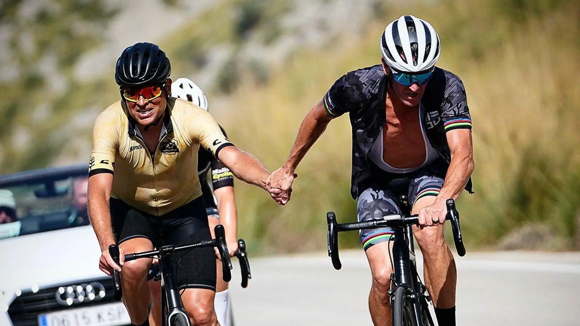 Jan Ullrich und Lance Armstrong, einst Rivalen heute Freunde
