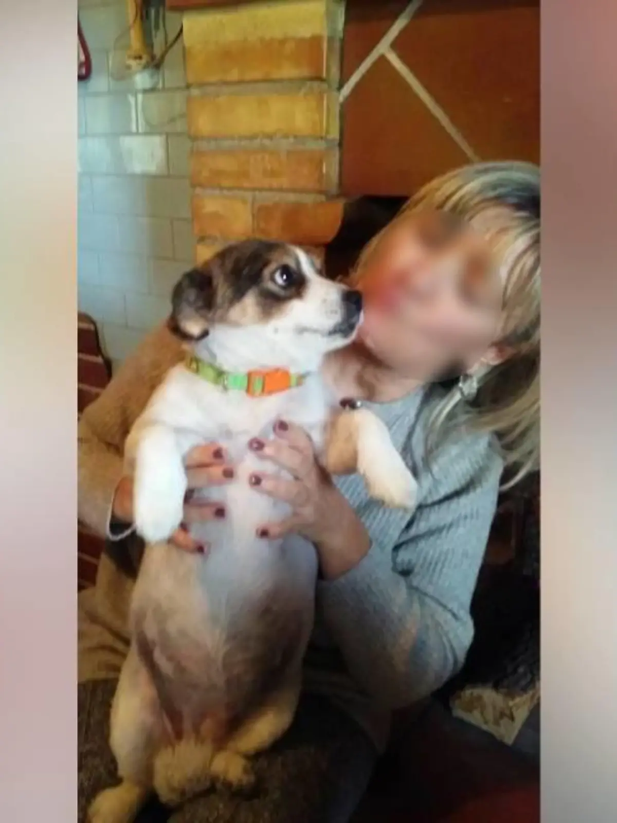 Die Italienerin Nadia T. mit ihrem Hund Snoopy.