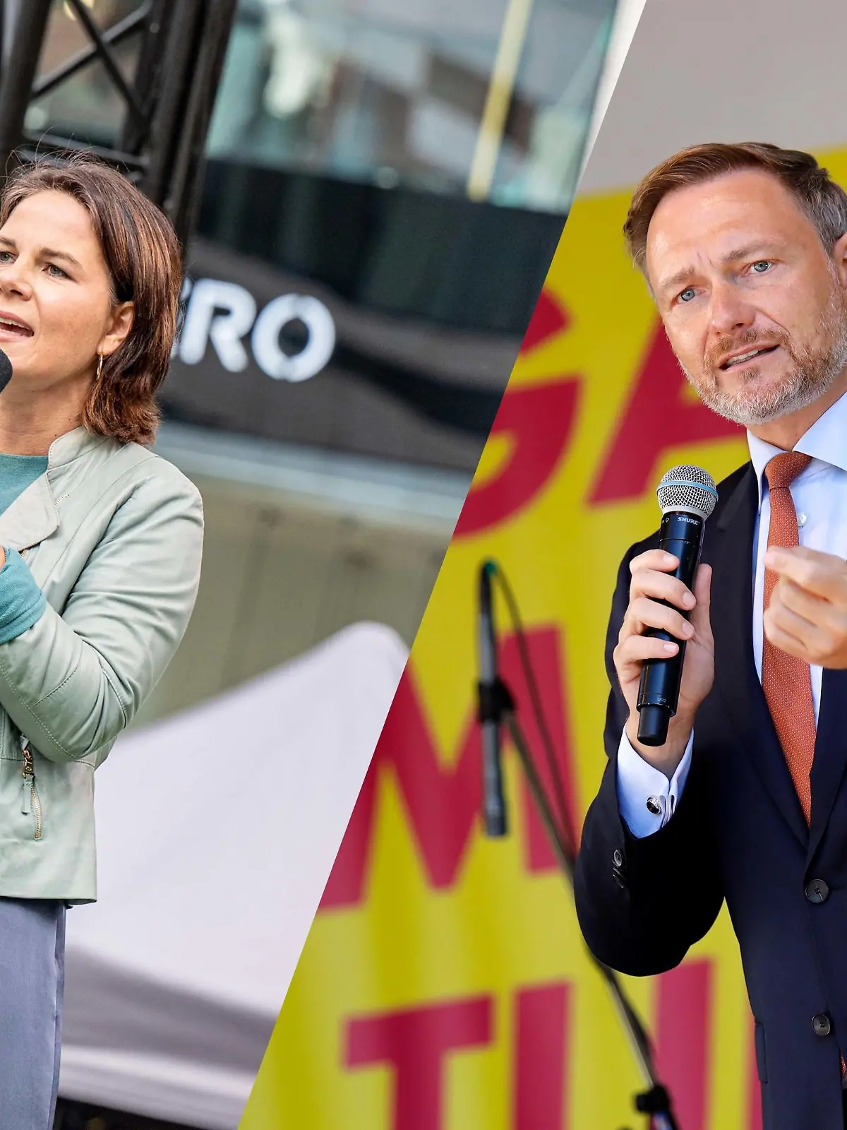 Annalena Baerbock und Christian Lindner wollen zuerst miteinander sprechen