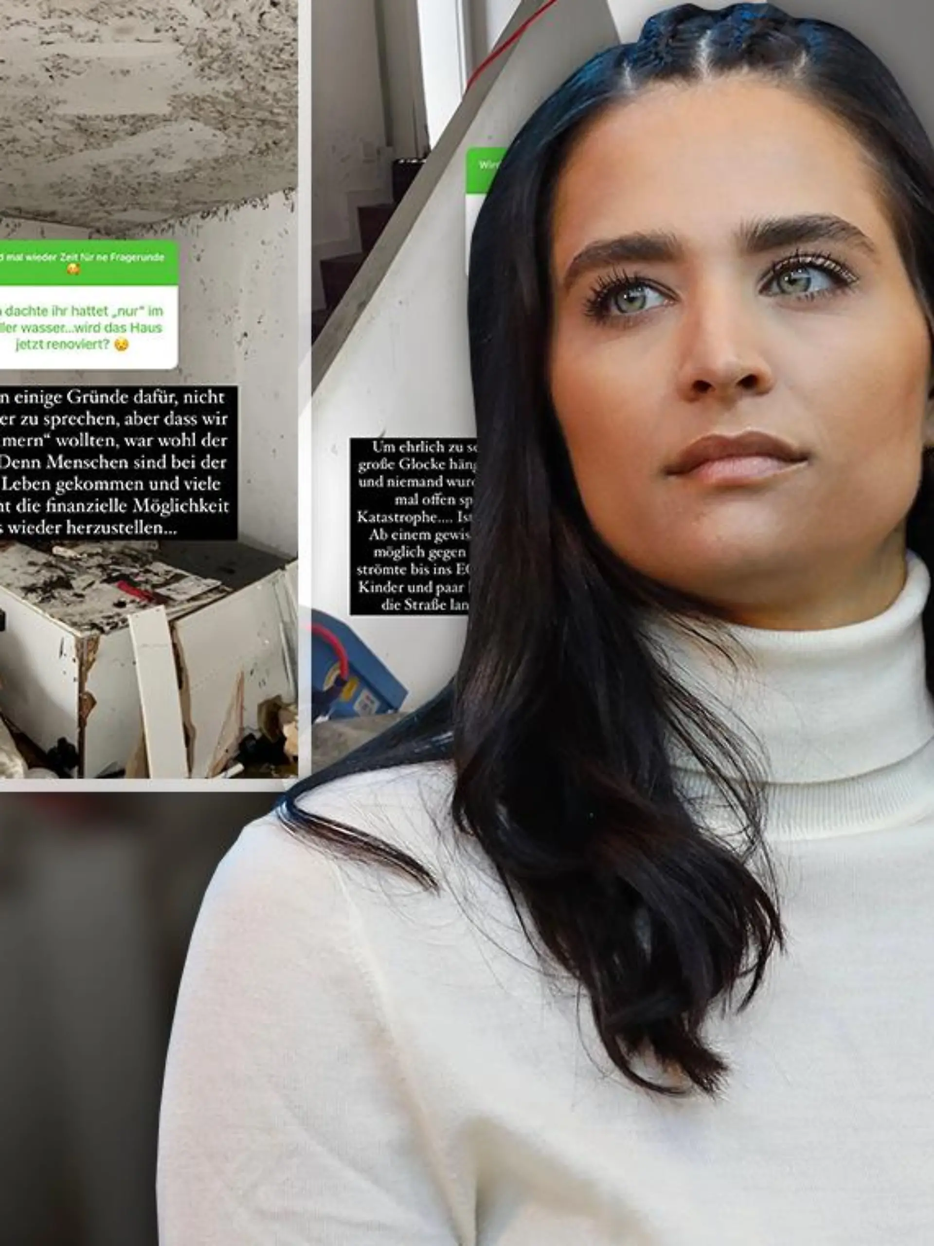 Amira Pocher spricht über ihre Erfahrung mit dem Hochwasser.