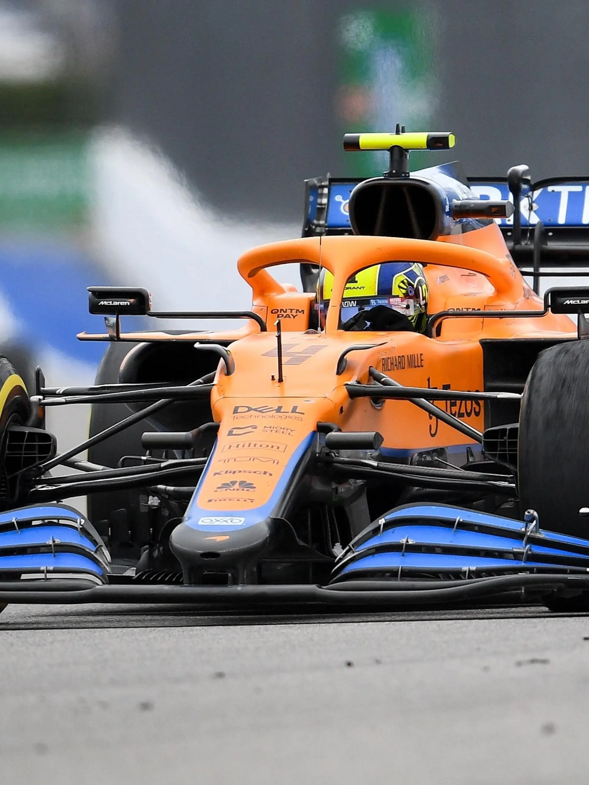 6659991 26.09.2021 McLaren's Lando Norris competes in the race of the 2021 Formula One Russian Grand Prix at the Sochi Autodrom in Sochi, Russia. Vladimir Astapkovich / Sputnik