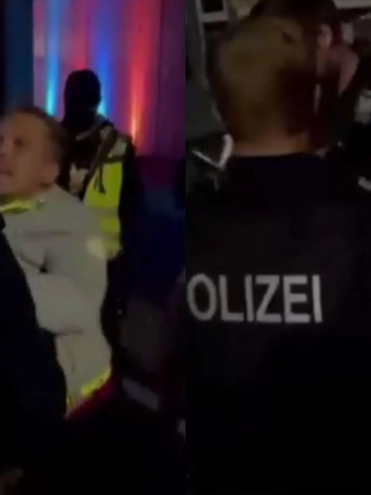 Oliver Pocher wird von Polizei abgeführt.