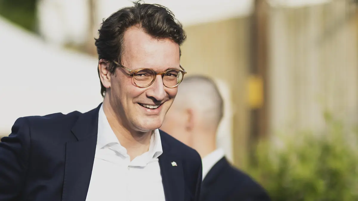 Hendrik Wuest, CDU, Ministerpraesident von Nordrhein-Westfalen, aufgenommen im Rahmen des Politikawards in Berlin, 22.05.2023.