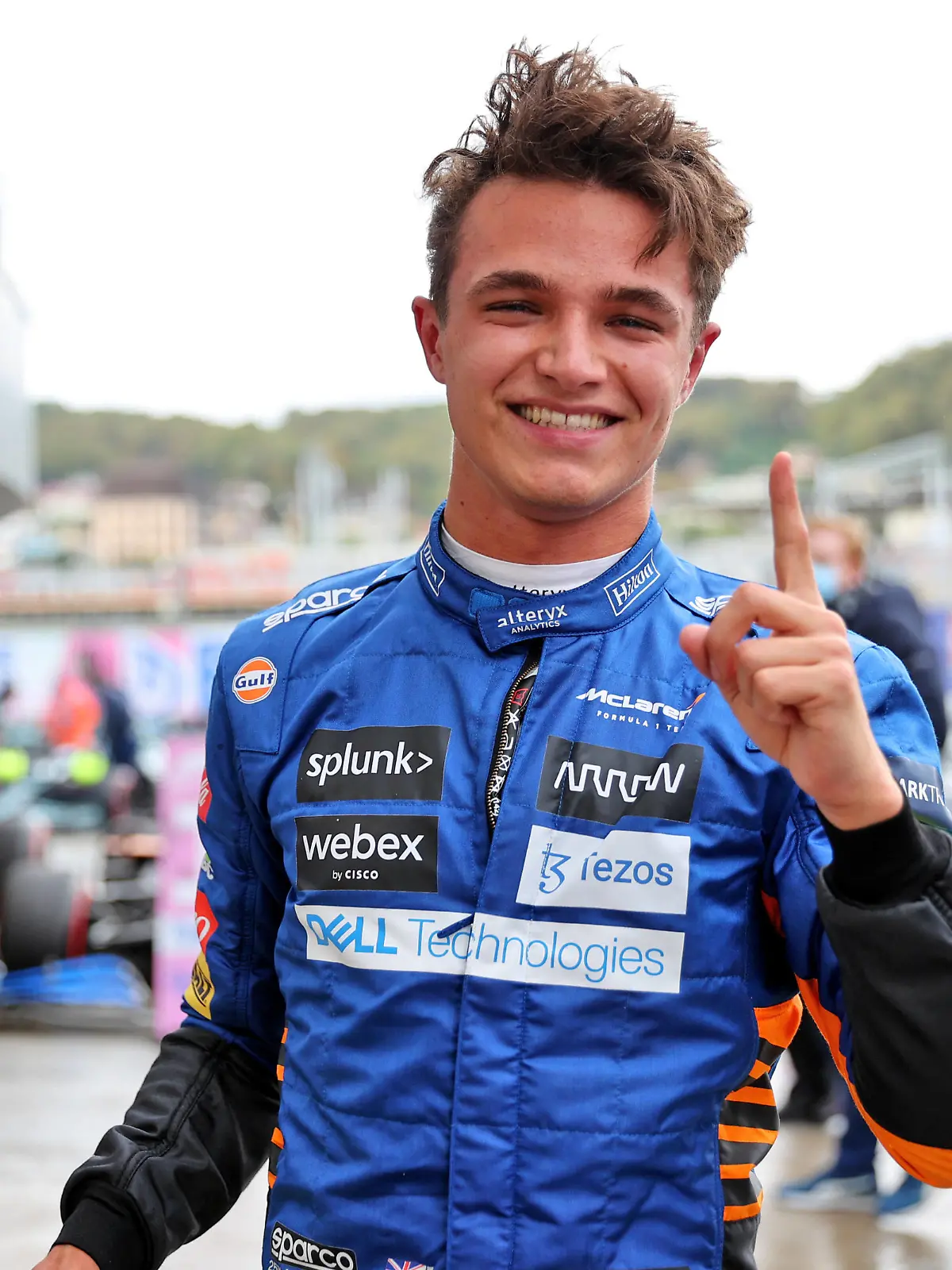 F1 Grand Prix of Russia 4 Lando Norris GBR, McLaren F1 Team, F1 Grand Prix of Russia at Sochi Autodrom on September 25, 2021 in Sochi, Russia. Photo by xpbimages.com/XPB Images/FIA Pool via HOCH ZWEI Sochi Russia Poolfoto HOCH ZWEI/Pool/XPB Images ,EDITORIAL USE ONLY