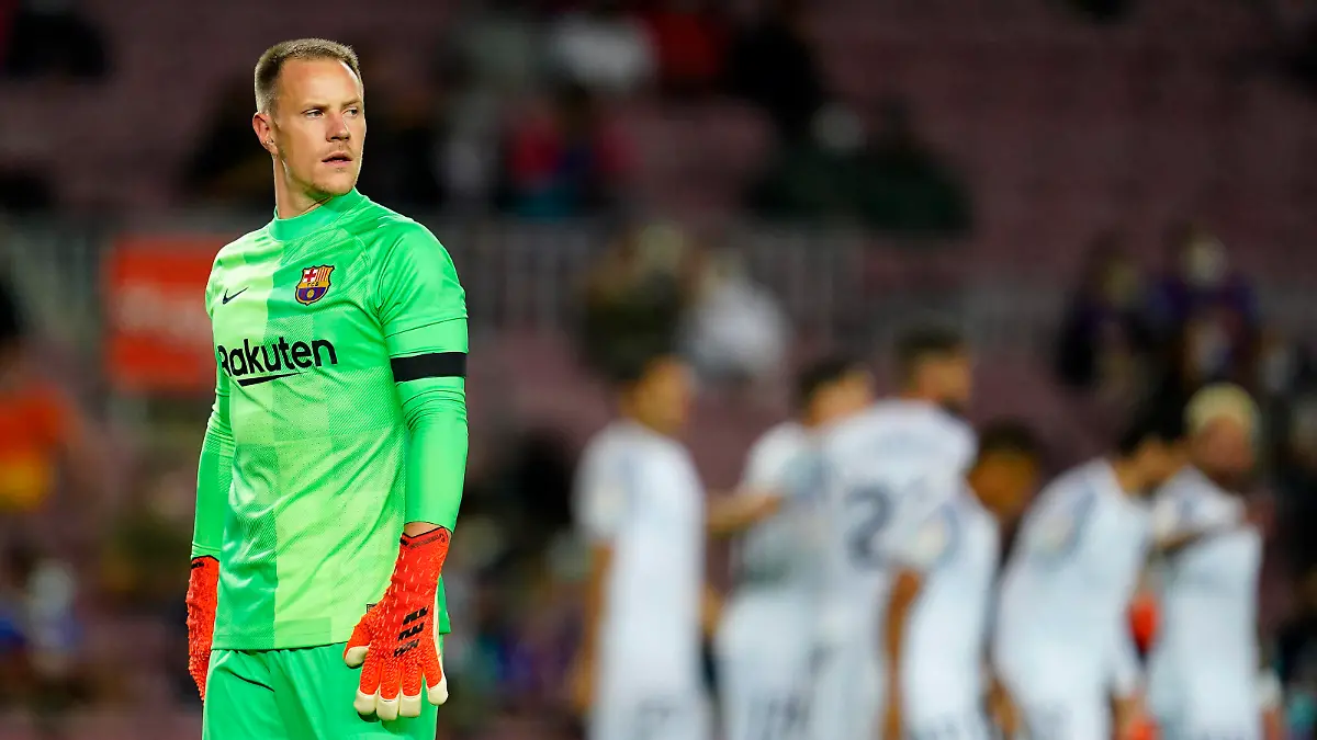 ESP: FC Barcelona, Barca Granada CF. La Liga Santander Marc-Andre Ter Stegen of FC Barcelona after receiving the 0-1 during the La Liga match between FC Barcelona and Granada CF played at Camp Nou Stadium on September 20, 2021 in Barcelona, Spain. Copyright: xPRESSINPHOTOx PS_210919_657 