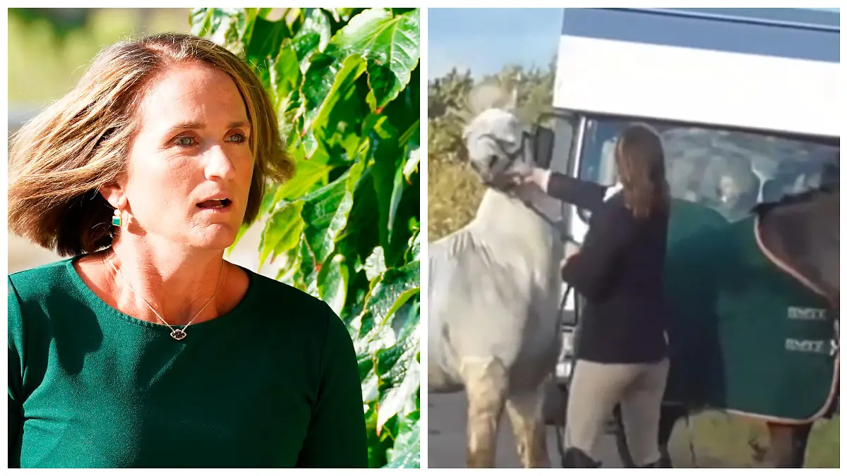 Die Reiterin Sarah M. steht wegen Tierquälerei vor Gericht.