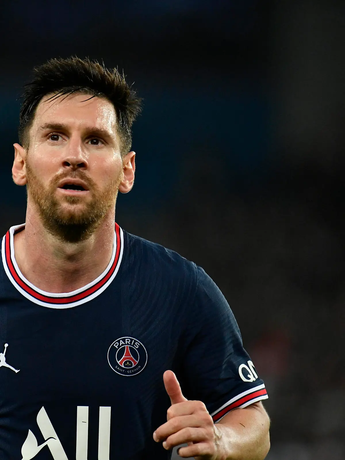  Lionel Messi in action during the match of the 6th day of Ligue 1 between Paris Saint-Germain and Lyon, at the Parc des Princes, 19 September 2021 PUBLICATIONxINxGERxSUIxAUTxONLY JulienxMattiax/xLexPictorium LePictorium_0252594