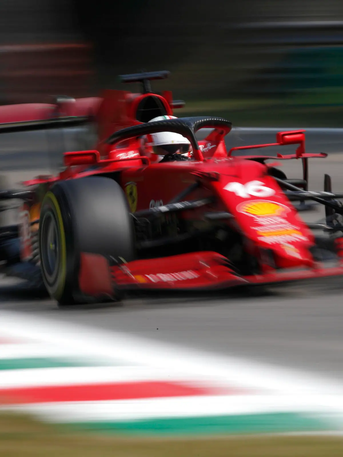  Formula 1 2021: Italian GP AUTODROMO NAZIONALE MONZA, ITALY - SEPTEMBER 11: Charles Leclerc, Ferrari SF21 during the Italian GP at Autodromo Nazionale Monza on Saturday September 11, 2021 in Monza, Italy. Photo by Zak Mauger / LAT Images Images PUBLICATIONxINxGERxSUIxAUTxHUNxONLY GP2114_105010_54I2447