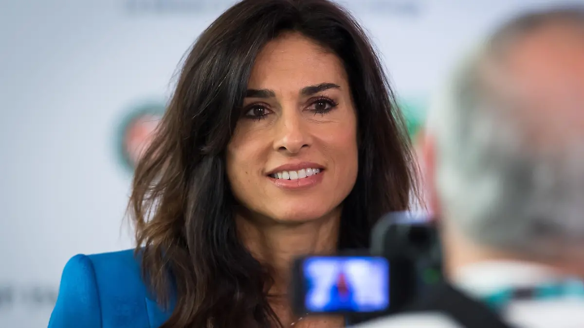 Gabriela Sabatini talks to the media at the Roland-Garros 2019, Grand Slam Tennis Tournament, women's draw on June 4, 2019 at Roland-Garros stadium in Paris, France - Photo Rob Prange / Spain DPPI / DPPI