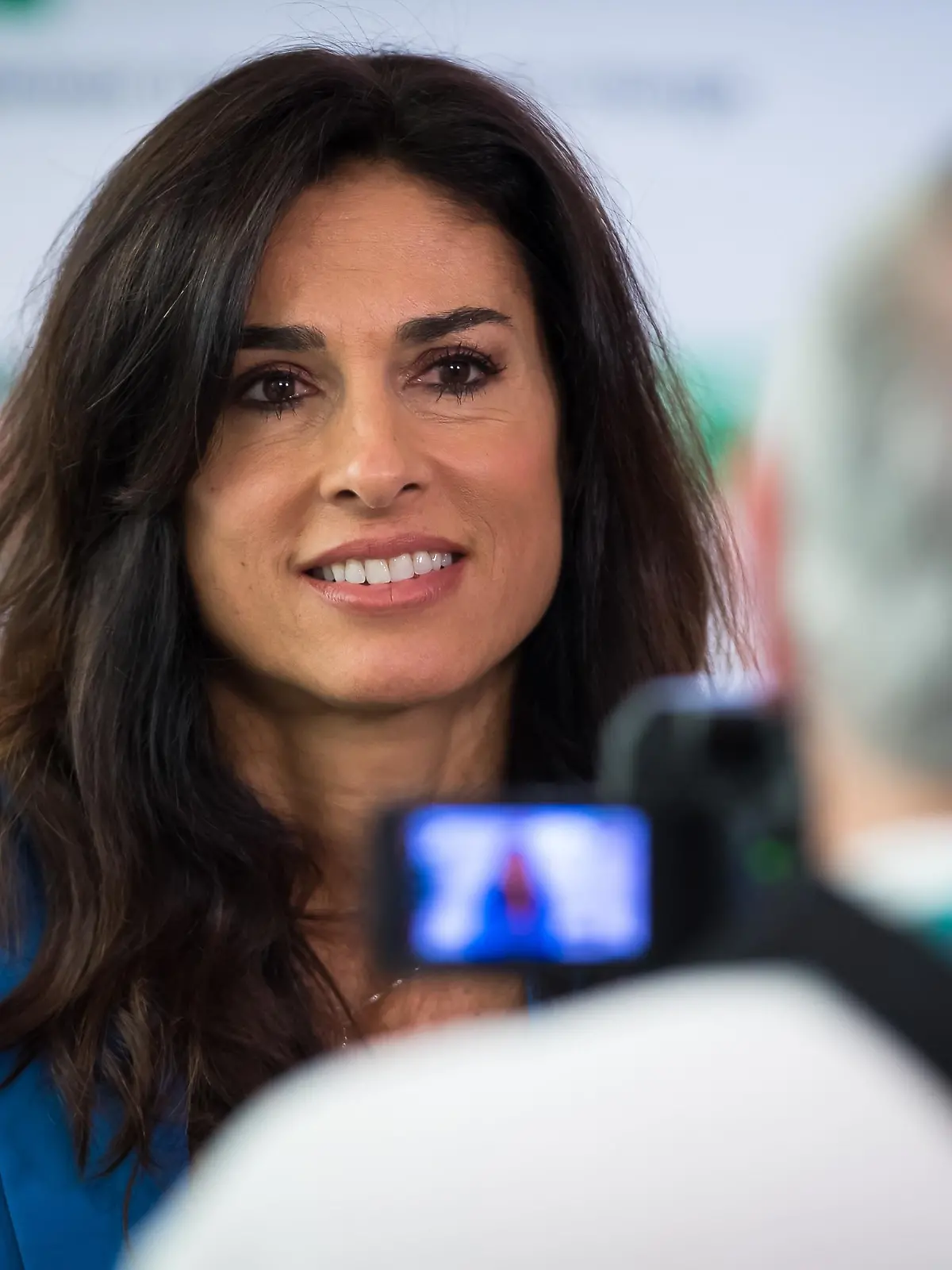 Gabriela Sabatini talks to the media at the Roland-Garros 2019, Grand Slam Tennis Tournament, women's draw on June 4, 2019 at Roland-Garros stadium in Paris, France - Photo Rob Prange / Spain DPPI / DPPI