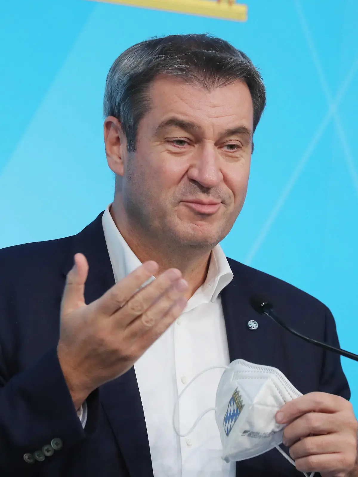  Pressekonferenz von Ministerpräsident Dr. Markus Söder im Prinz-Carl-Palais Ministerpräsident Dr. Markus Söder, München Bayern Deutschland Prinz-Carl-Palais *** Press Conference by Minister President Dr Markus Söder at the Prinz Carl Palais Minister President Dr Markus Söder, Munich Bavaria Germany Prinz Carl Palais