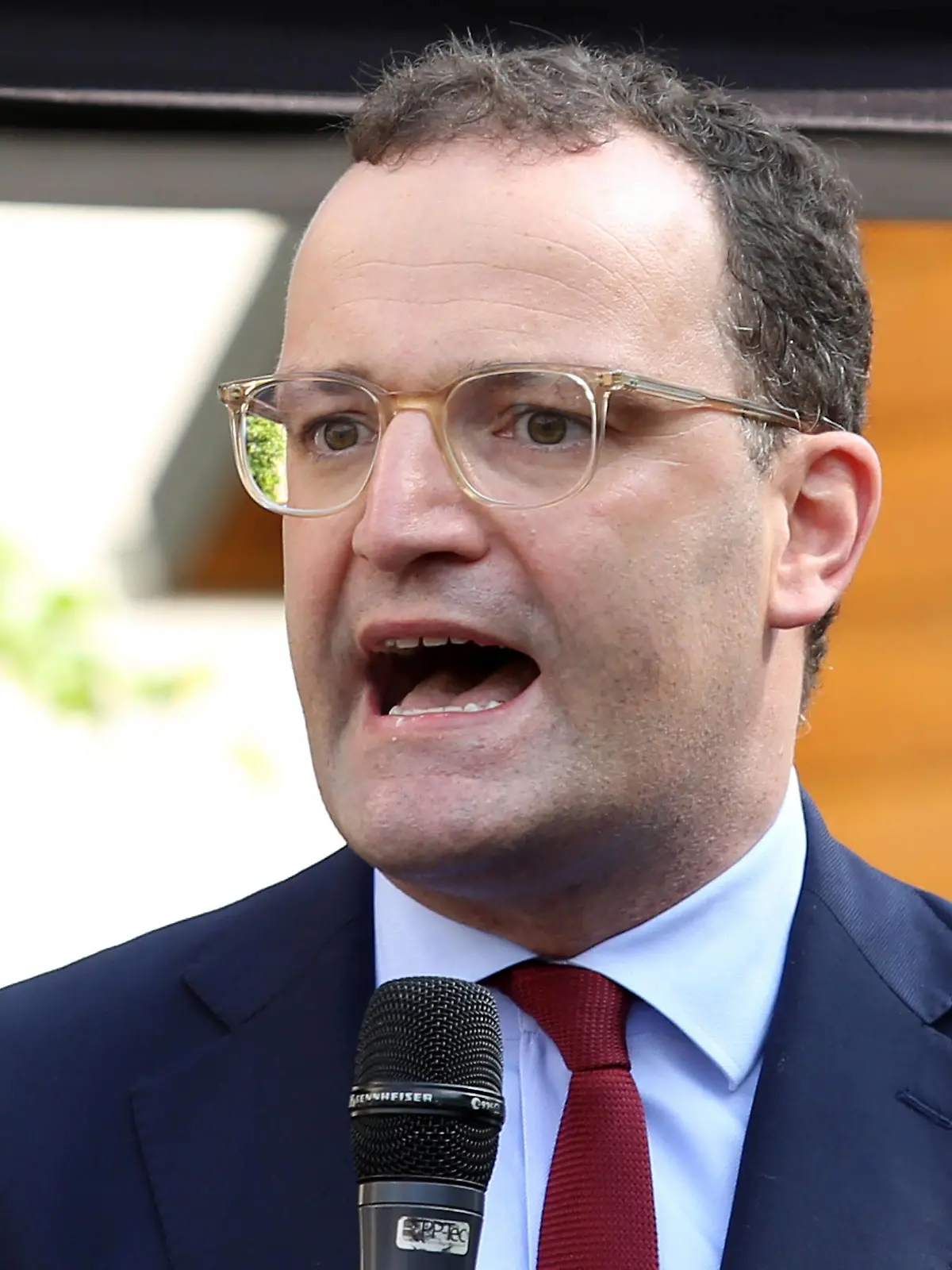 Bundesminister fuer für Gesundheit Jens Spahn CDU Wahlkampfveranstaltung in Rheinland-Pfalz der CDU zur Bundestagswahl 2021 am 17.09.2021 in Kirchen Sieg/Deutschland *** Federal Minister for Health Jens Spahn CDU election campaign event in Rhineland-Palatinate of the CDU for the Bundestag election 2021 on 17 09 2021 in Kirchen Sieg Germany 